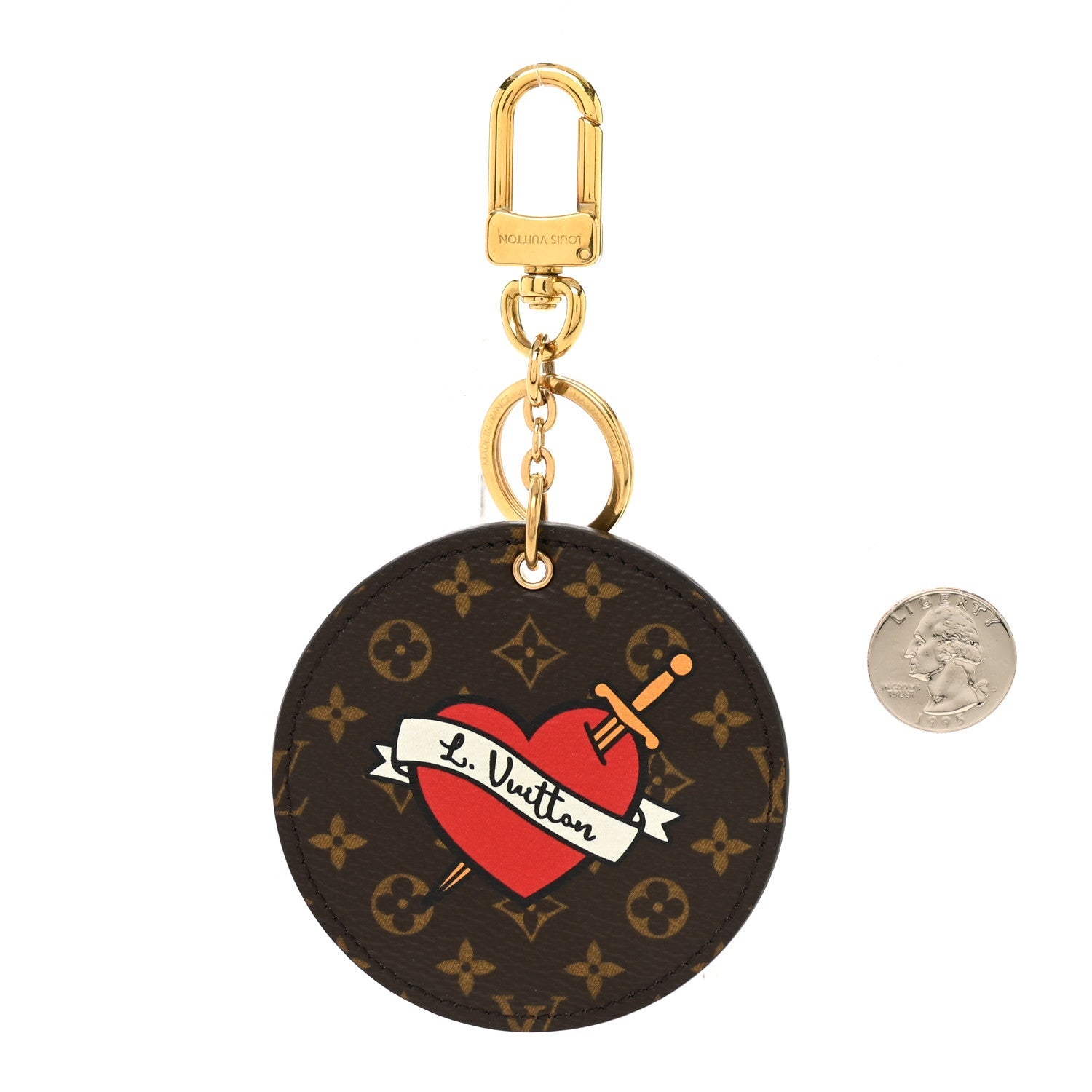 Monogram Stories Bag Charm Key Holder