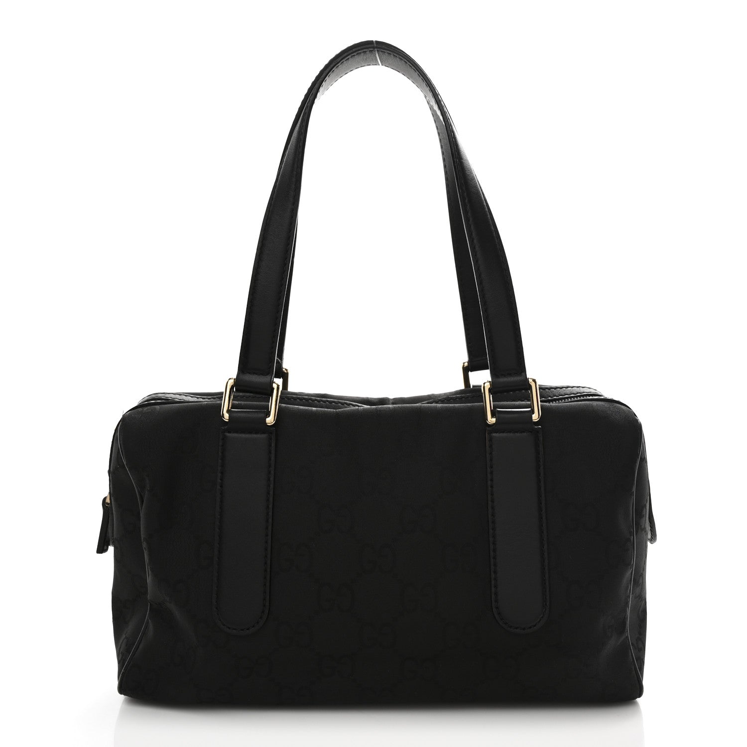 Nylon Monogram Small Boston Black