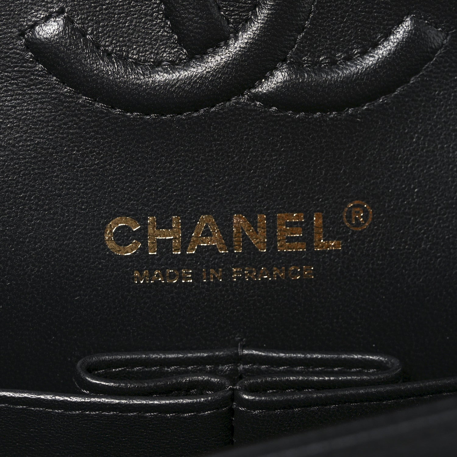 Caviar Chevron Quilted Small Double Flap Black