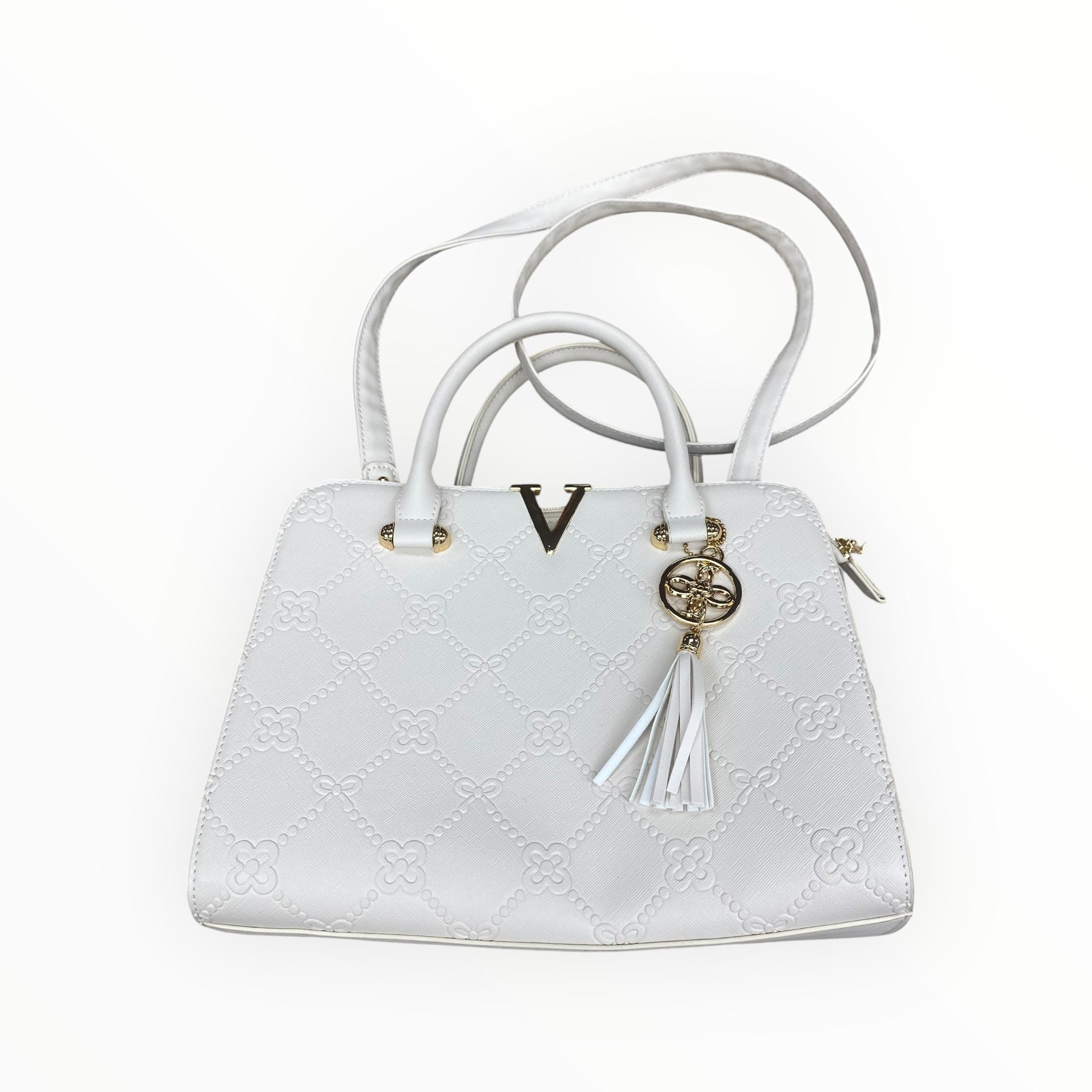 Handbag By Cmc In Cream, Size:Small