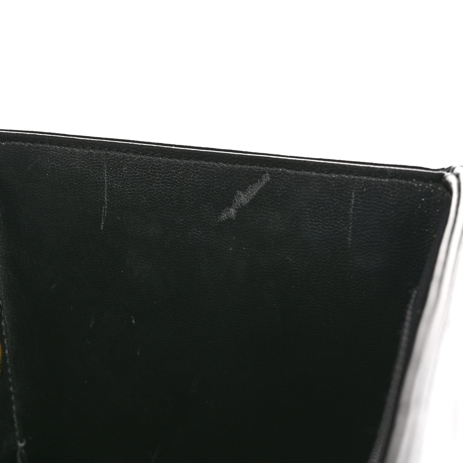 Patent CC Vanity Cosmetic Case Black
