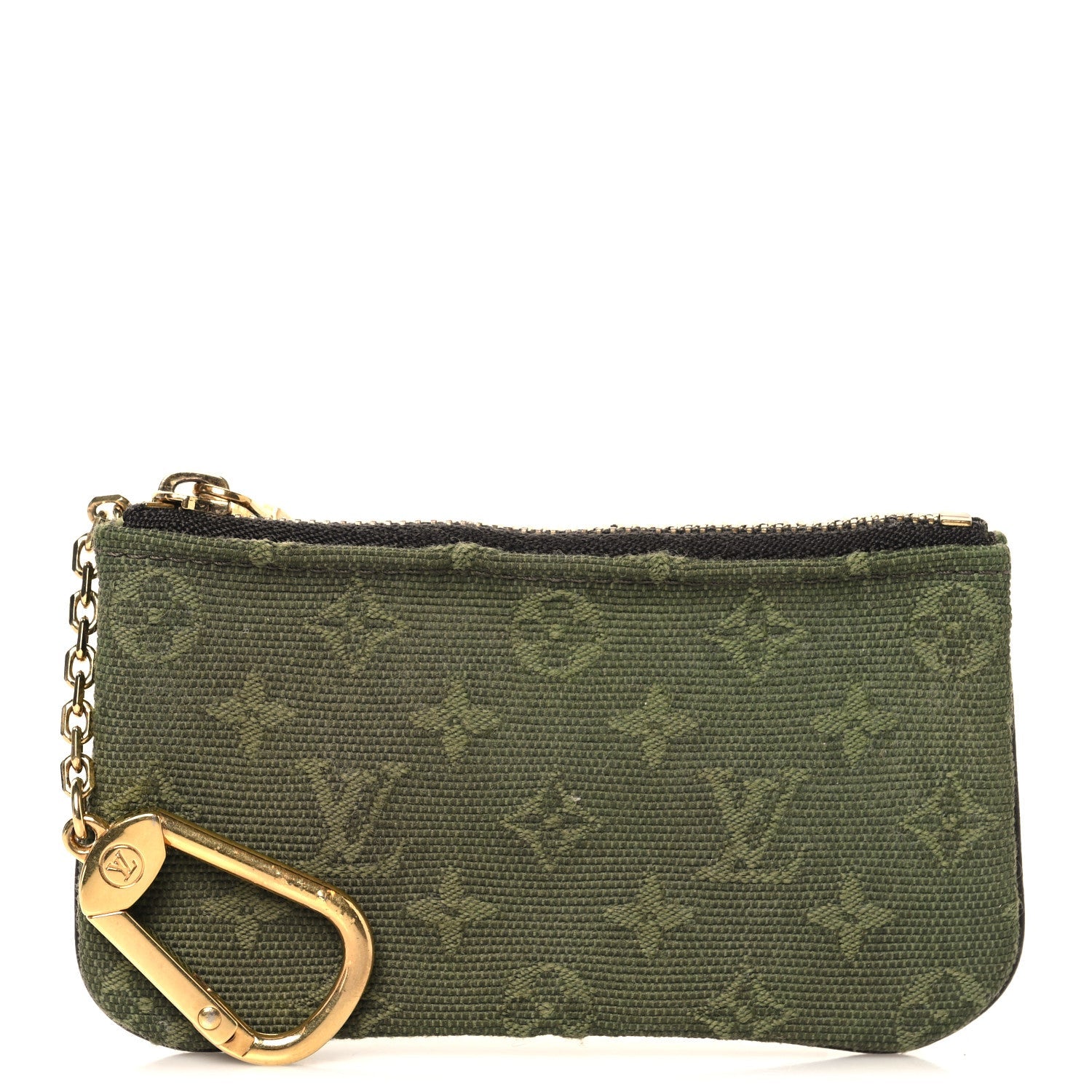 Mini Monogram Key Pouch Kaki