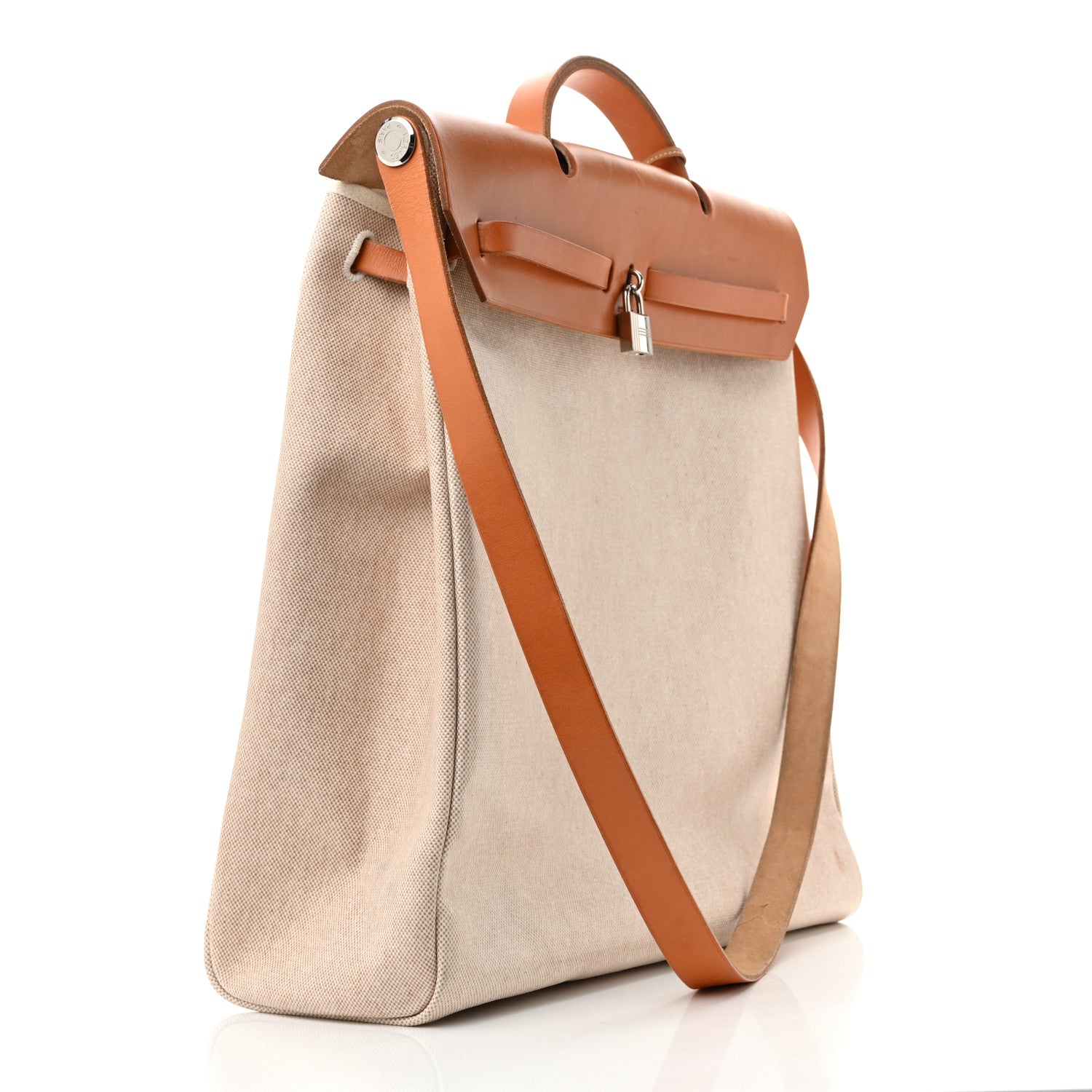 Toile Vache Calfskin Herbag 39 MM Natural