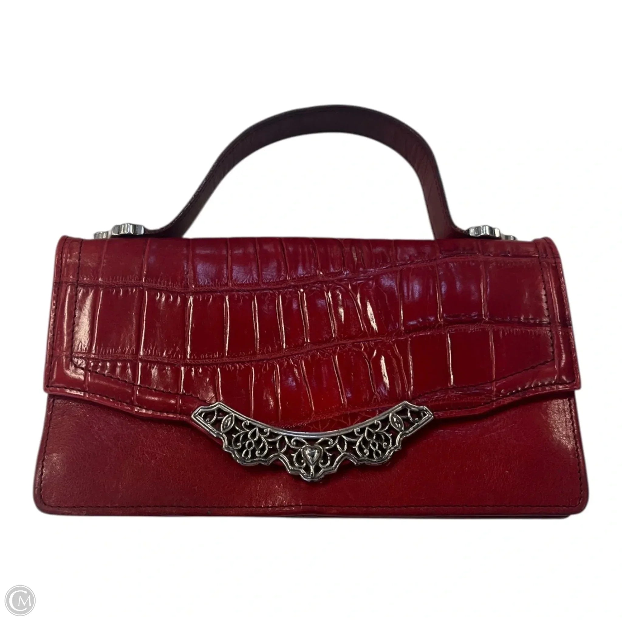 Handbag Leather By Brighton, Size: Small