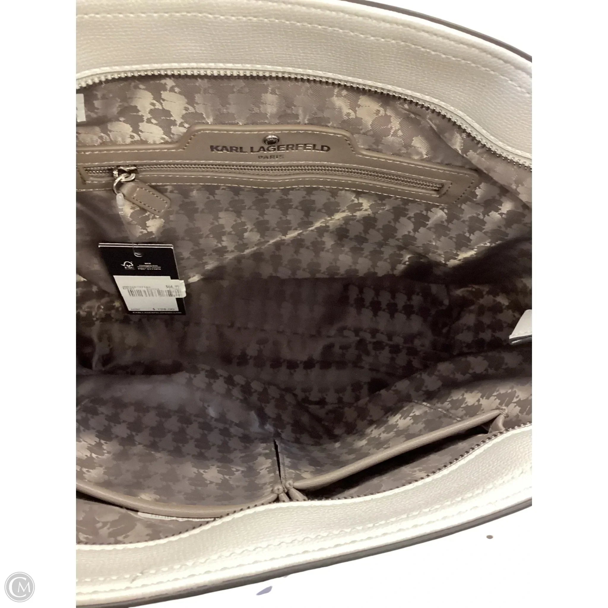 Handbag Designer By Karl Lagerfeld, Size: Medium