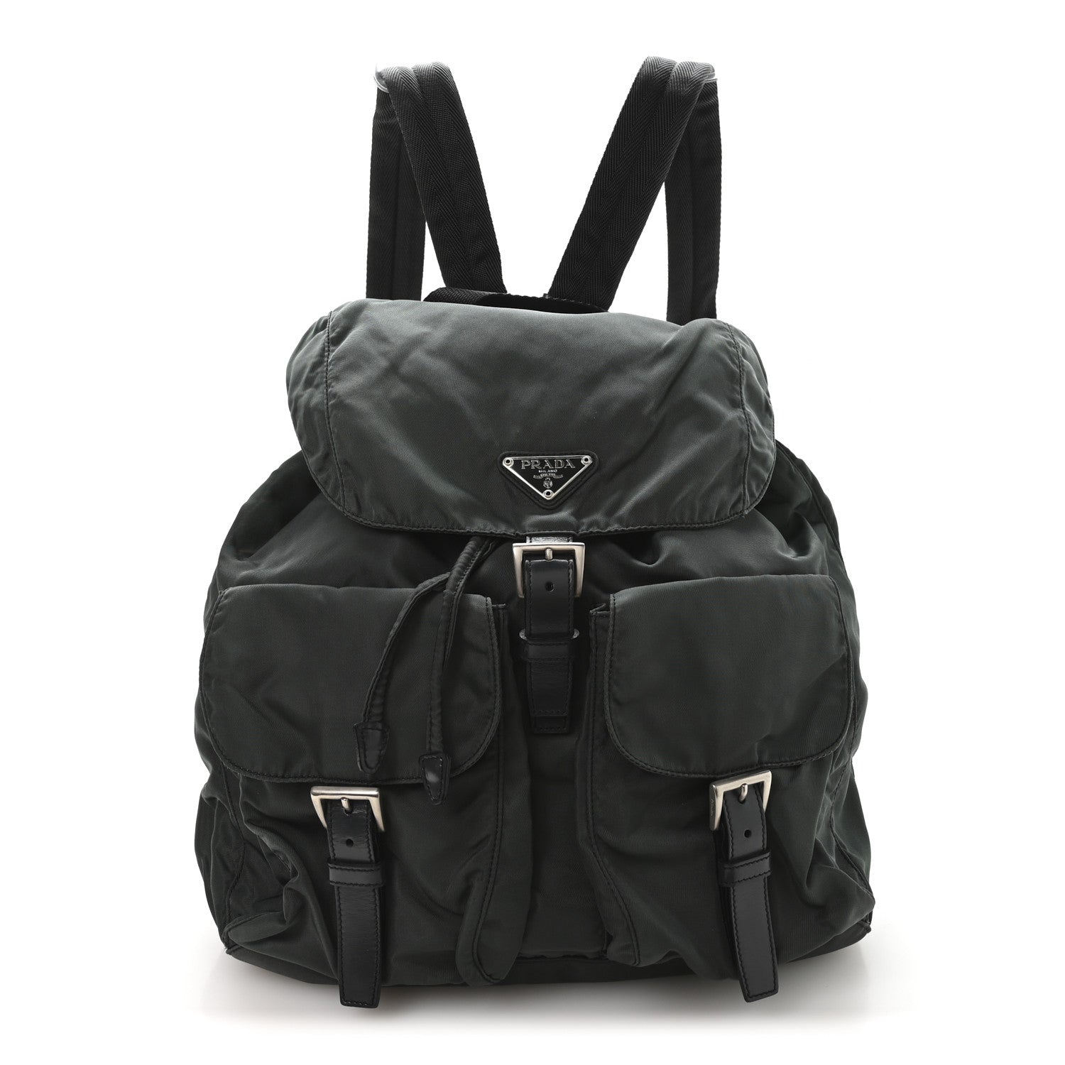 Nylon Vela Medium Backpack Green