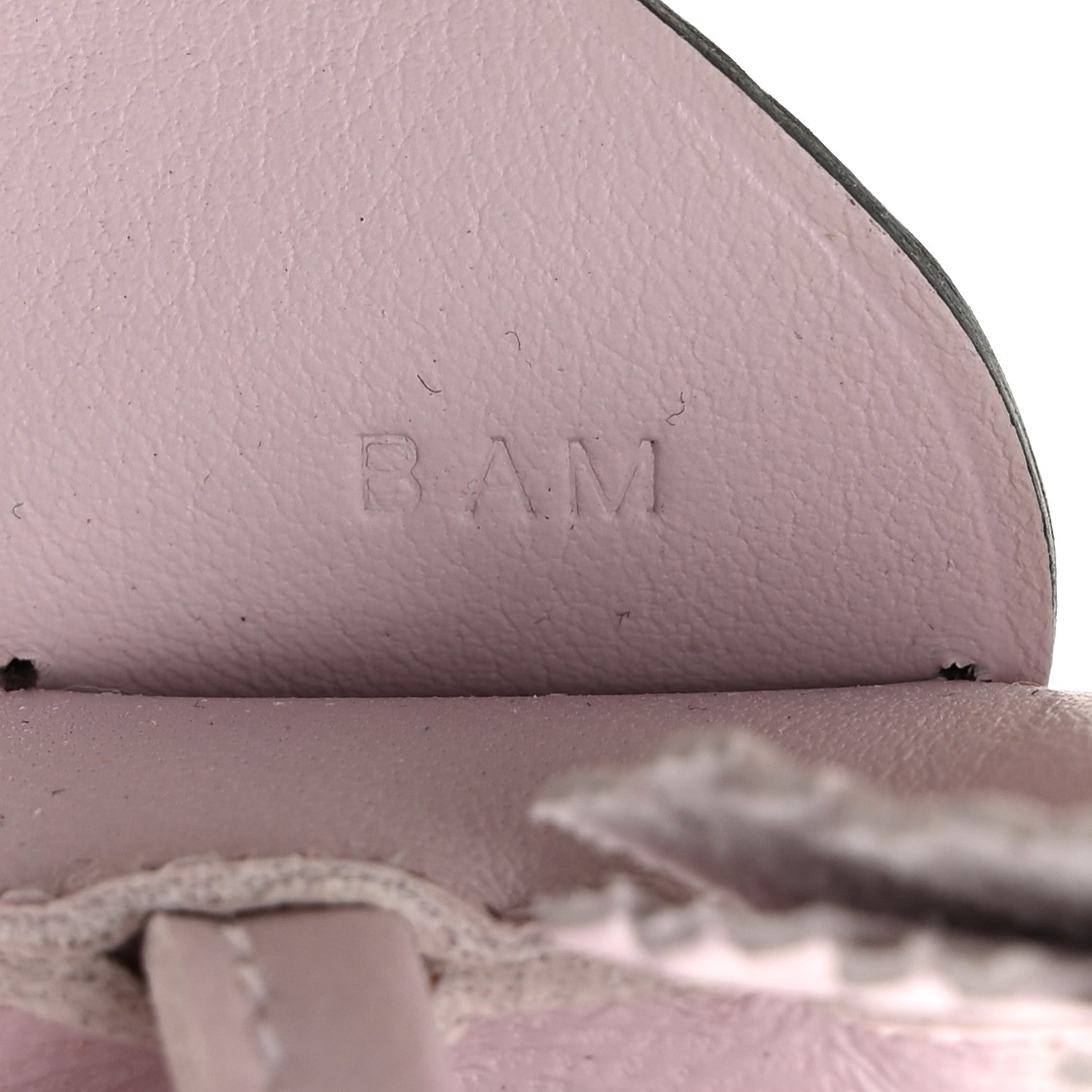 Milo Lambskin Matte Alligator Touch Grigri Rodeo Pegase Horse Bag Charm PM Mauve Pale Ebene