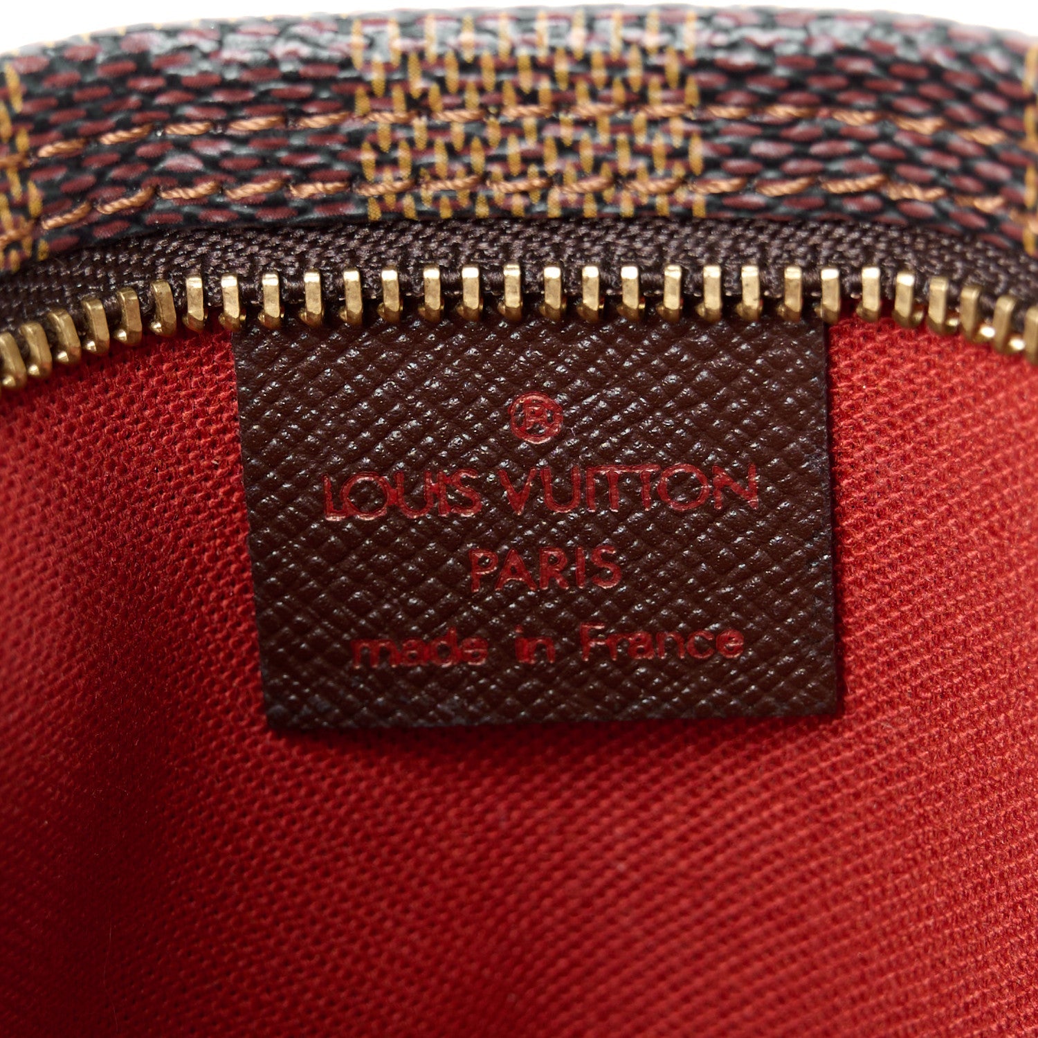 Damier Ebene Trousse Make Up Bag Pochette
