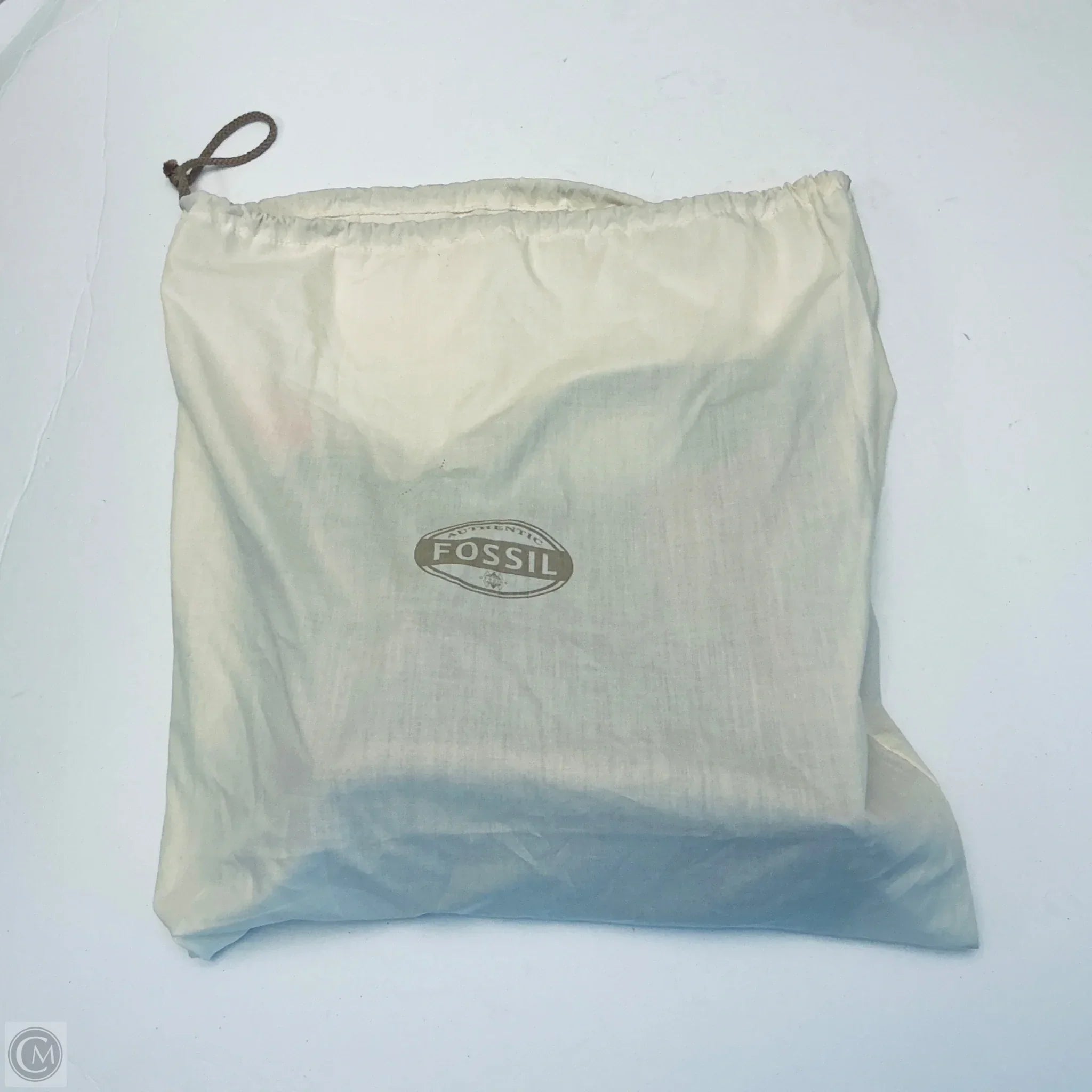 Handbag Leather By Fossil, Size: Medium