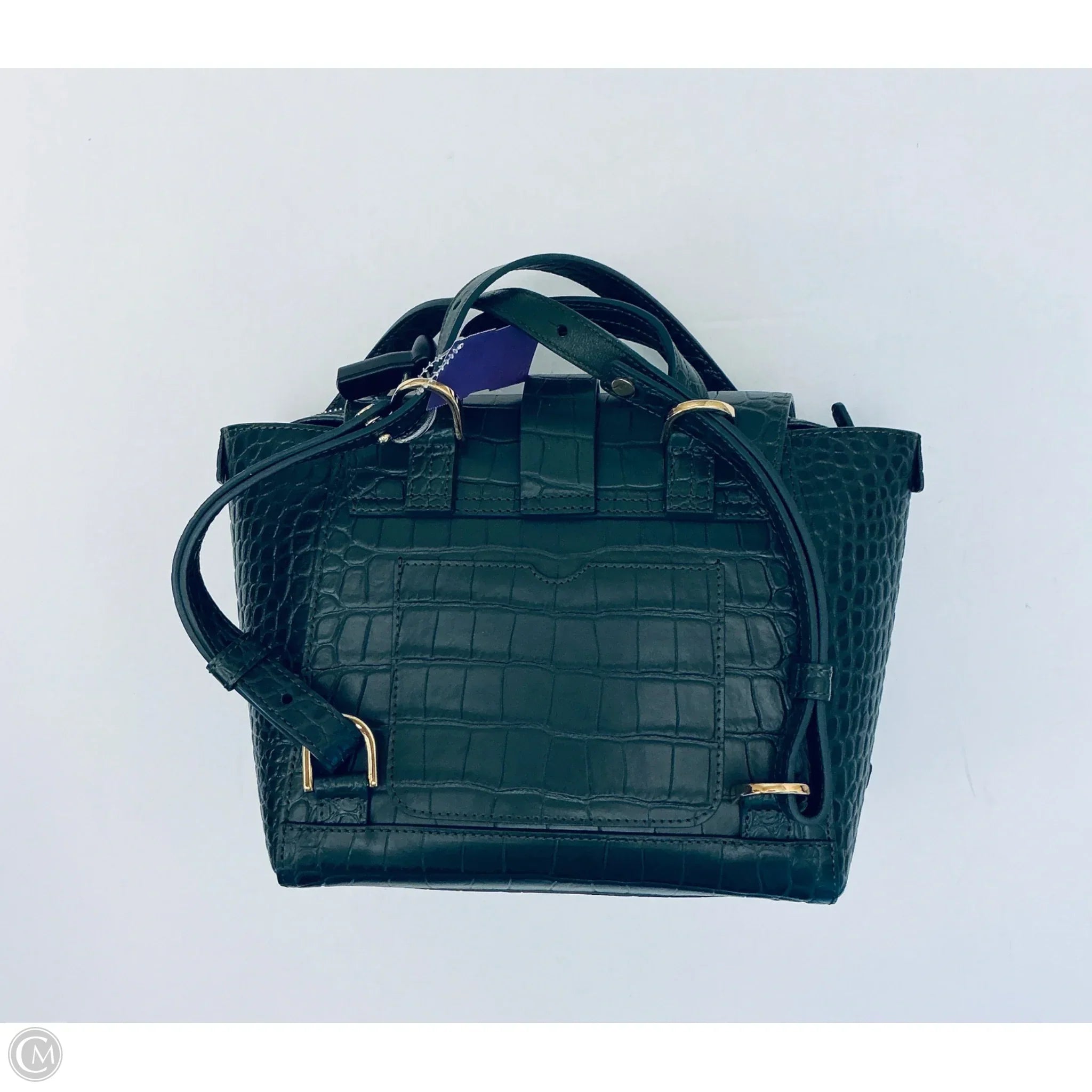 Handbag Leather By Cma, Size: Medium