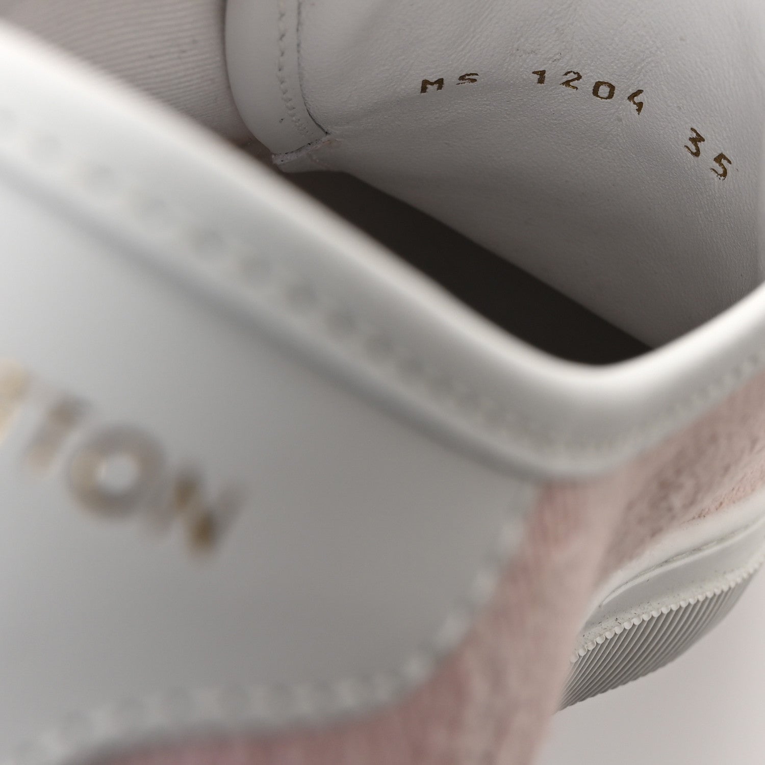 Denim Monogram Lagoon Sneakers 35 Pink