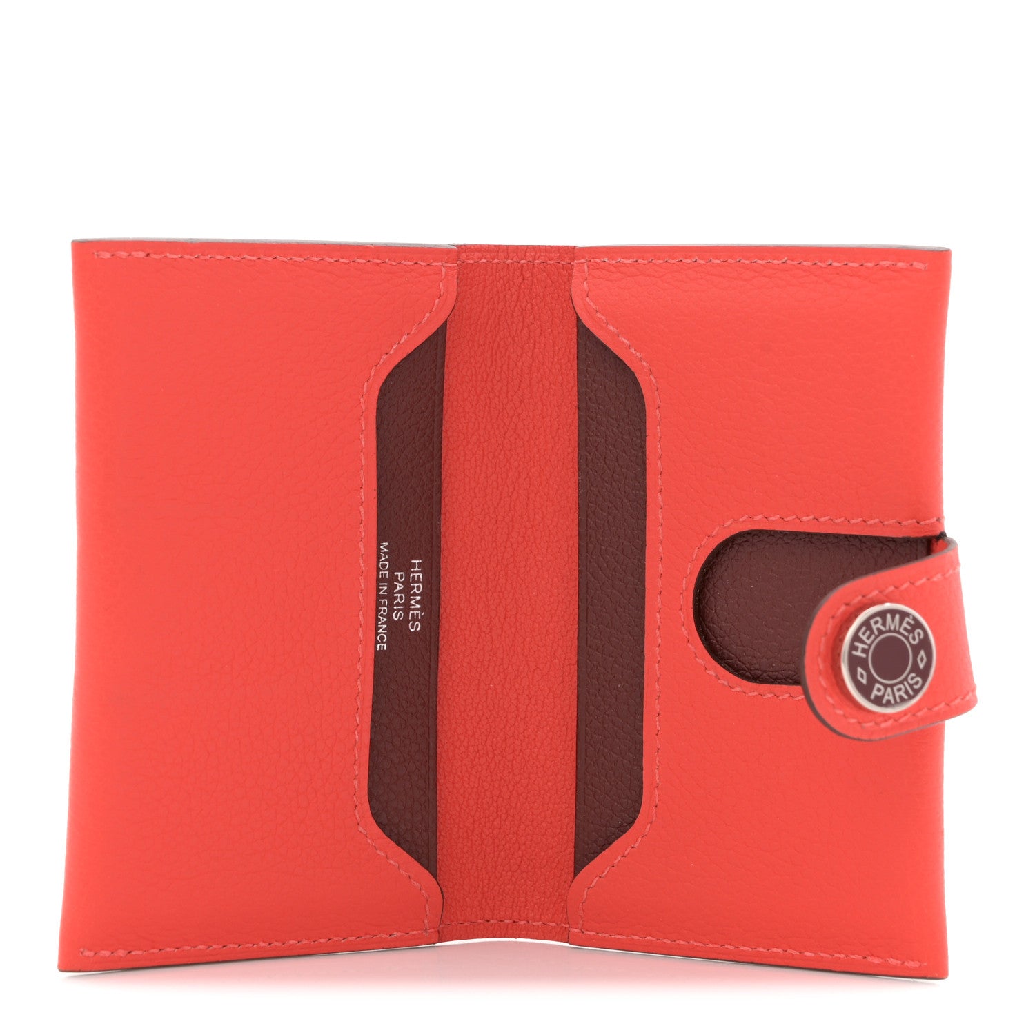Evercolor Bi-Color RMS Card Holder Orange Field Rouge H