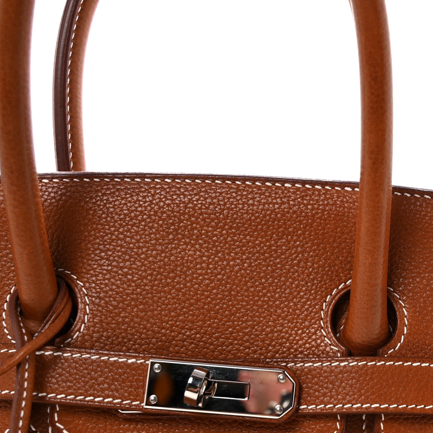 Natural Barenia Faubourg Birkin 35 Fauve