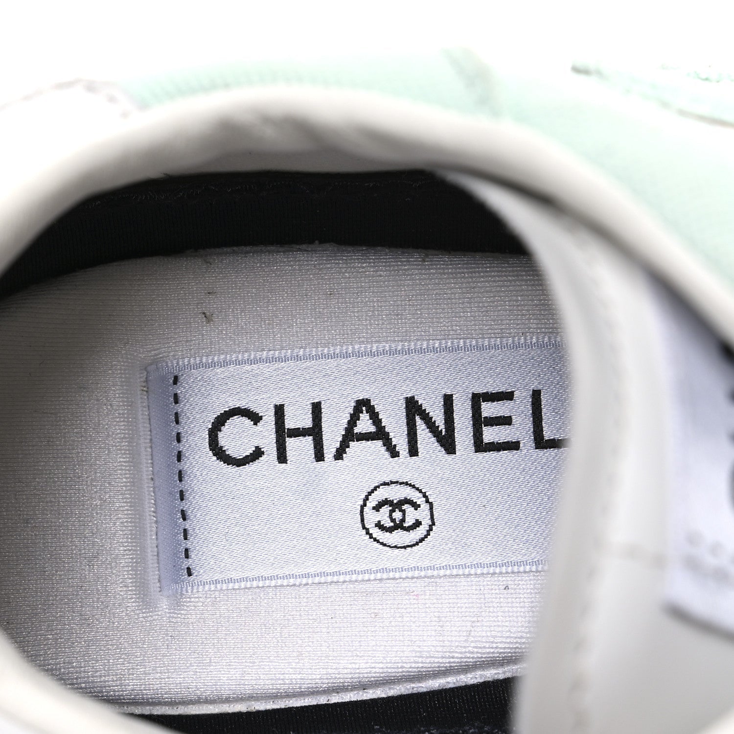 Cotton Sneakers 39 Light Turquoise White