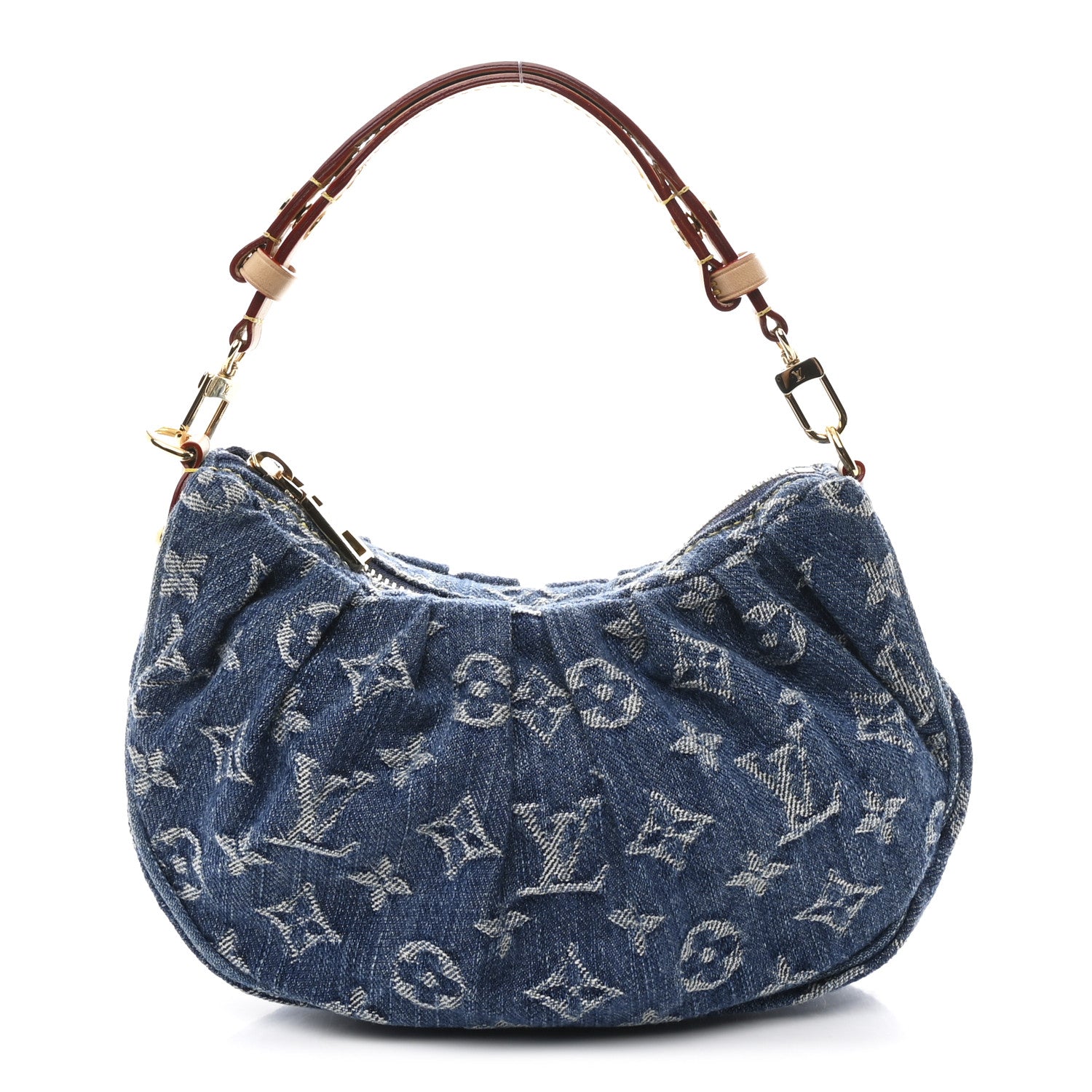 Monogram Denim Pochette Valley Blue