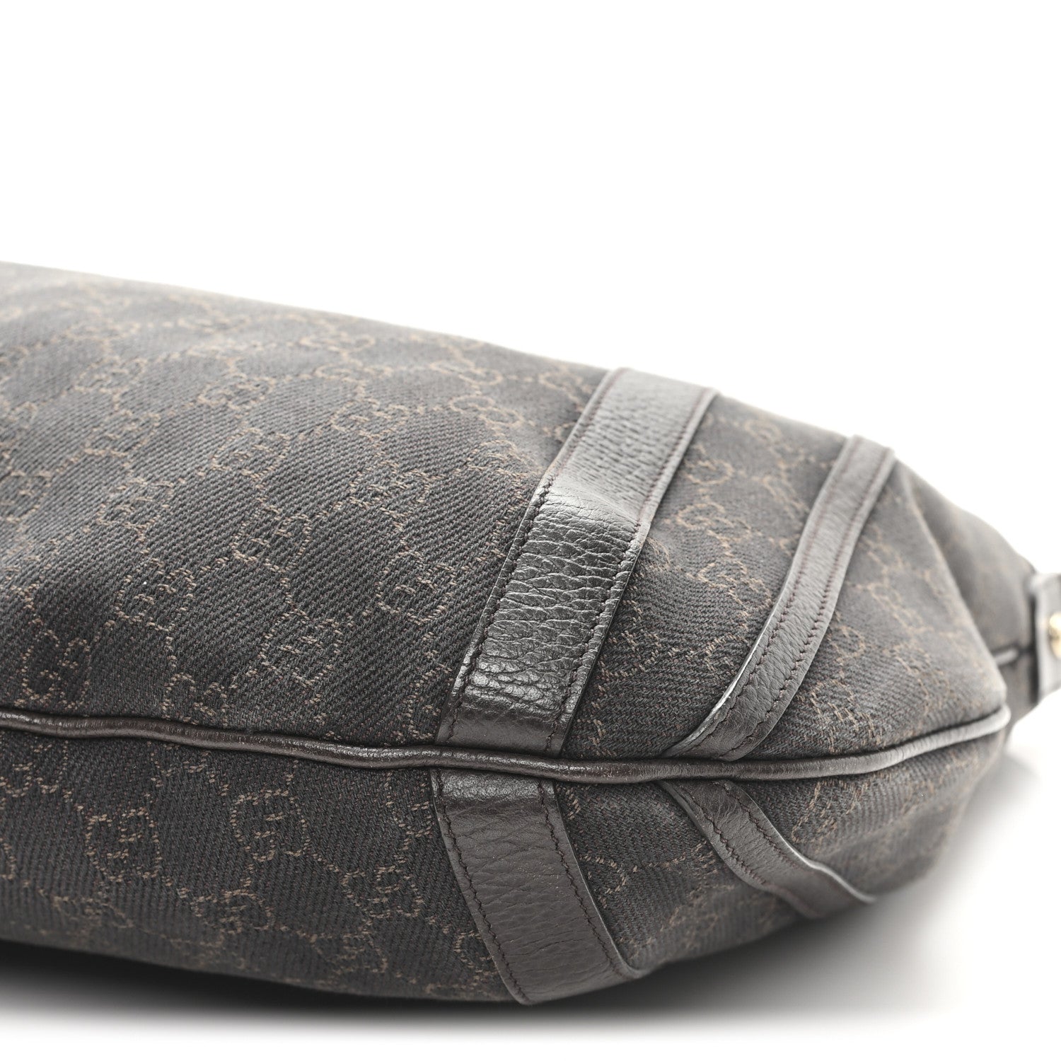 Monogram Medium Abbey Convertible Tote Dark Brown