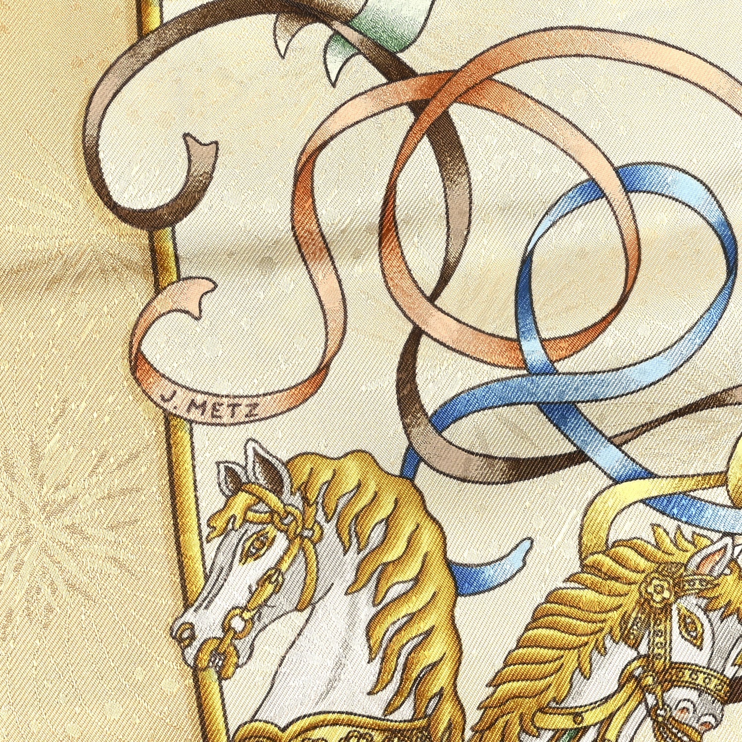 Silk Luna Park Scarf 90