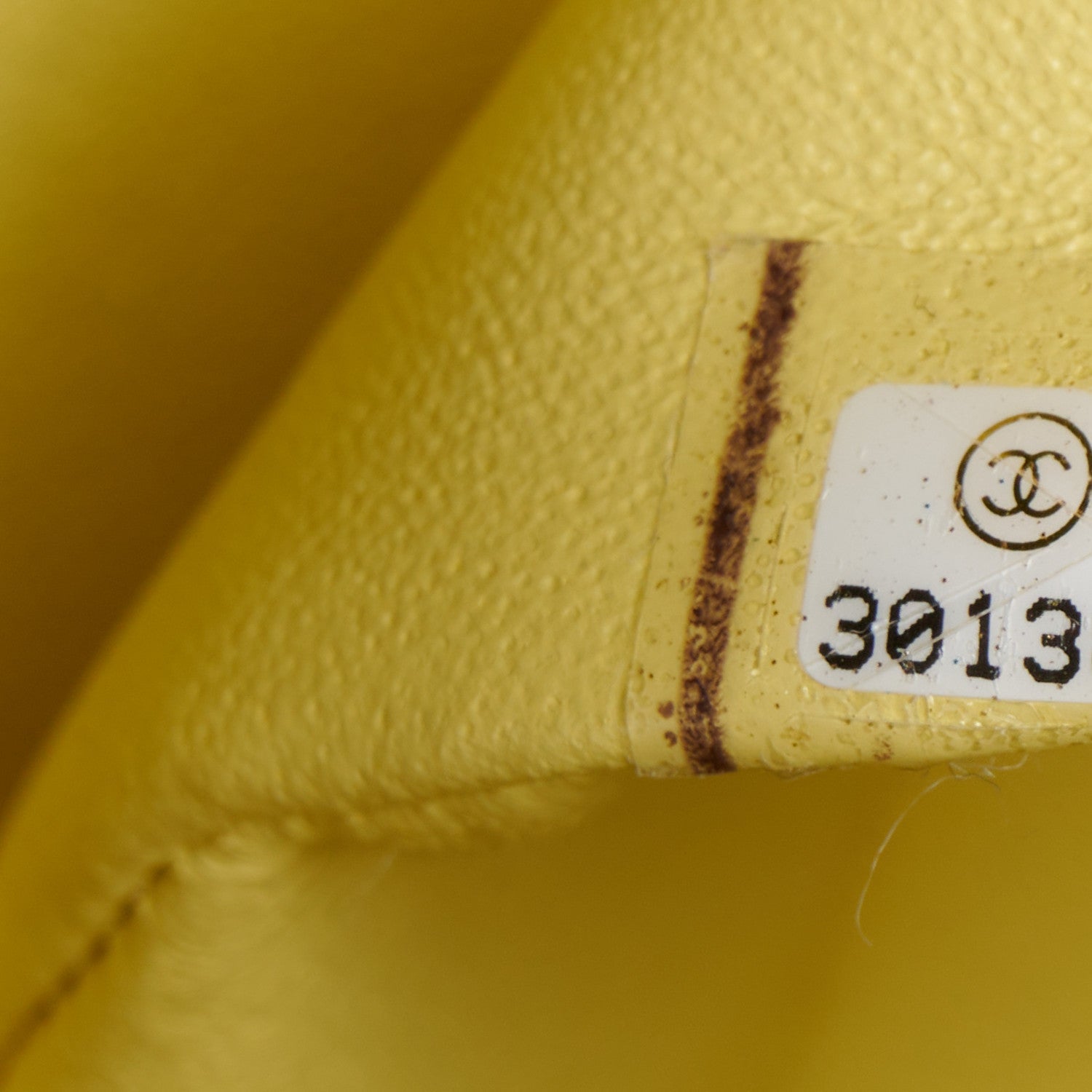 Caviar Quilted Small Double Flap Light Yellow