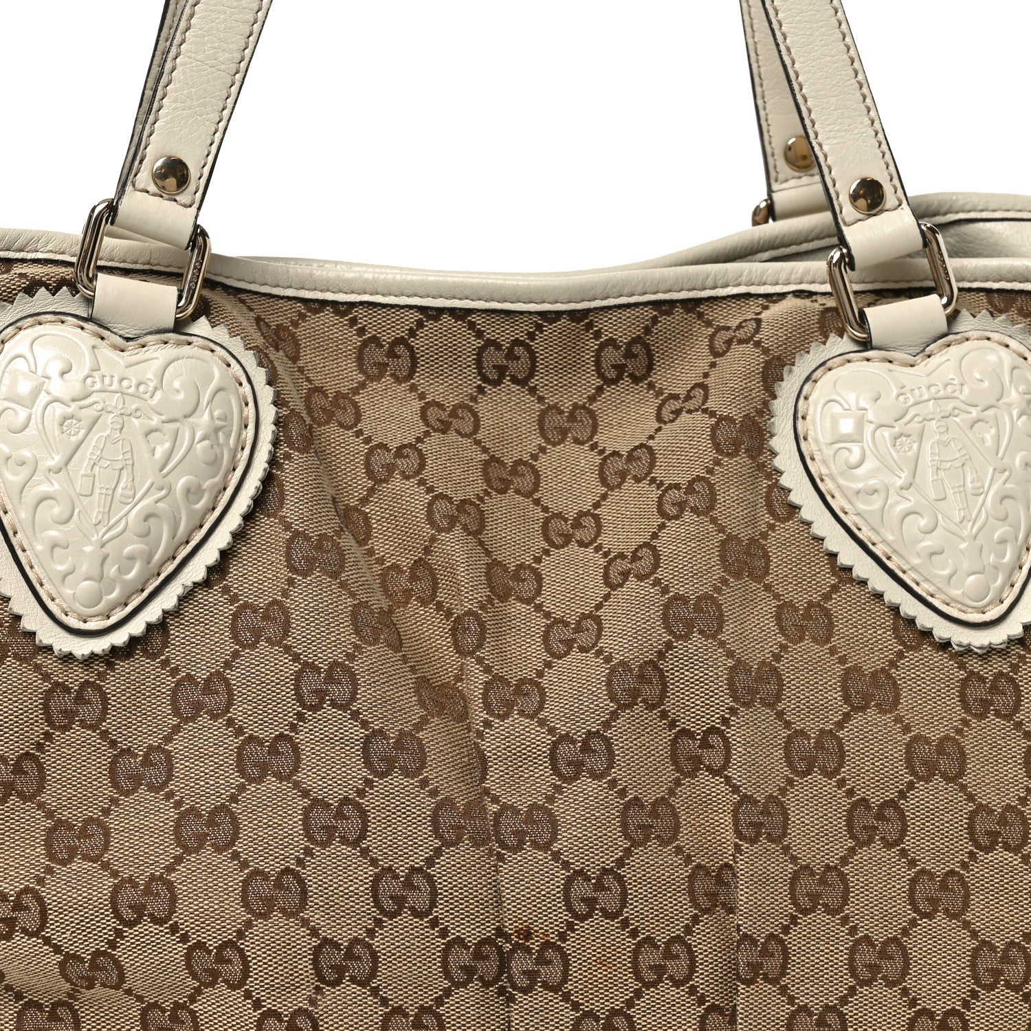 Monogram Large Tribeca Tote Off White