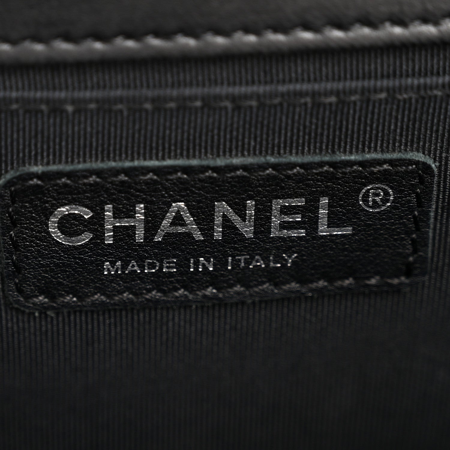 Lambskin Quilted Medium Boy Flap Black