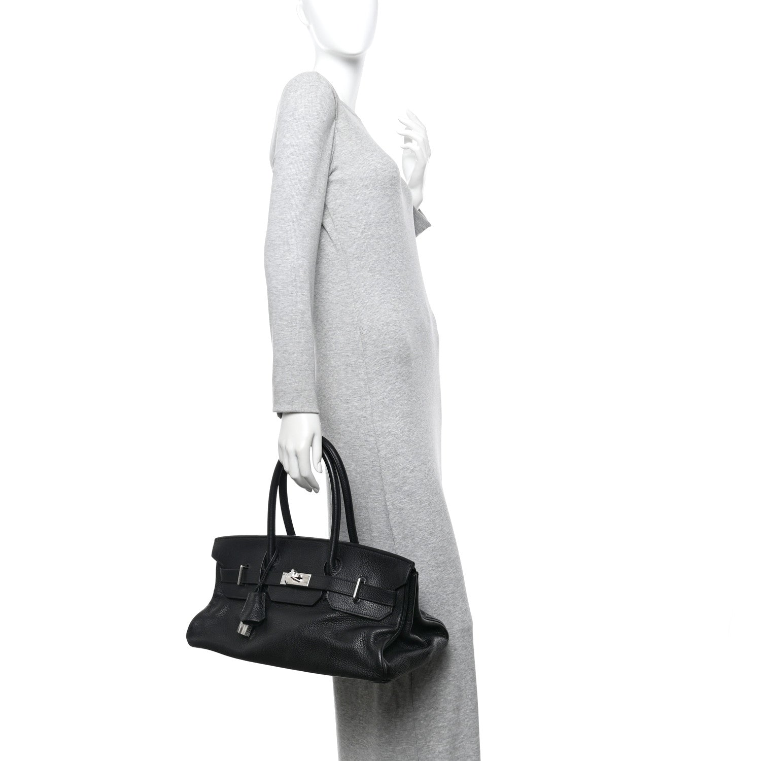 Taurillon Clemence JPG Birkin II 42 Black