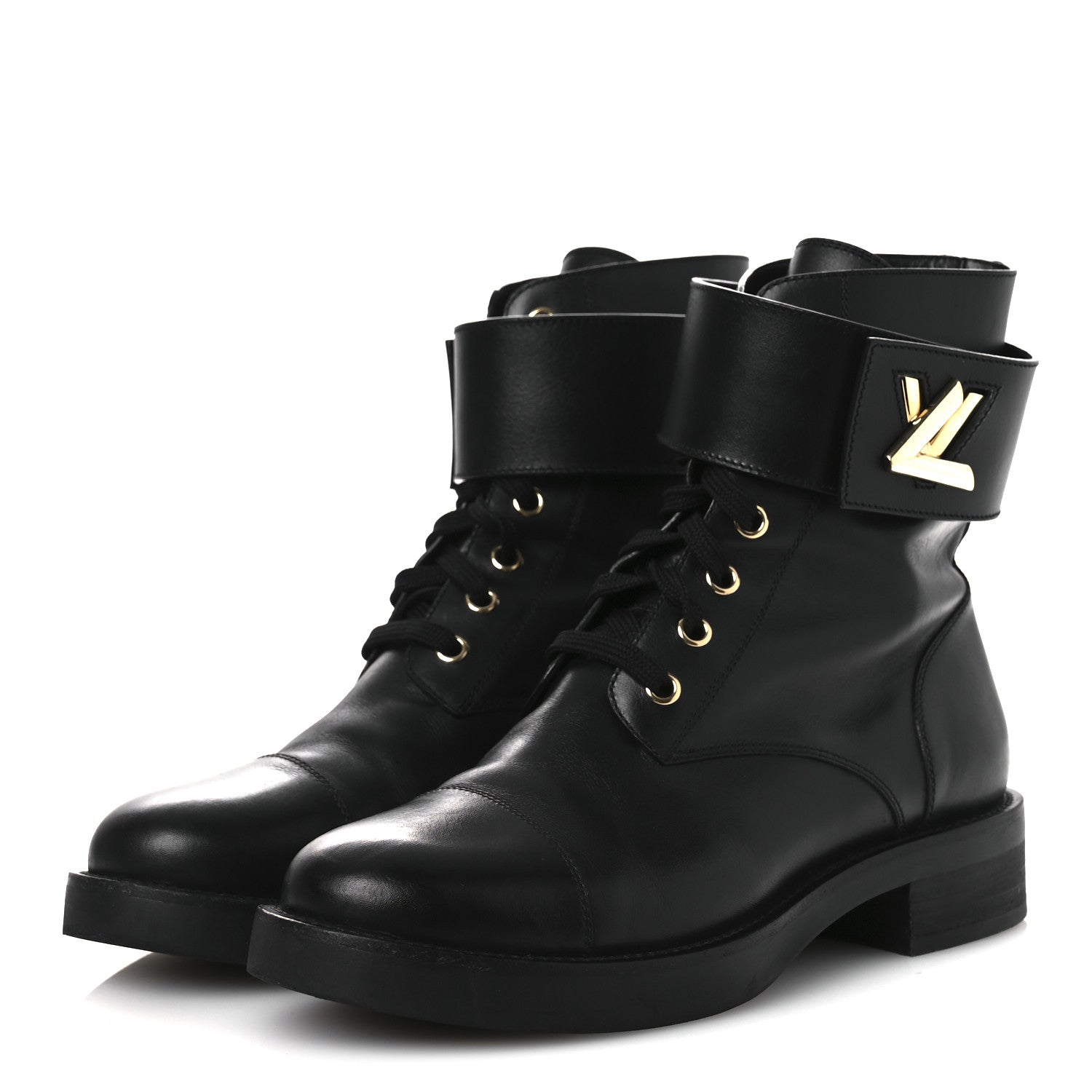 Calfskin Wonderland Ranger Boots 37.5 Black