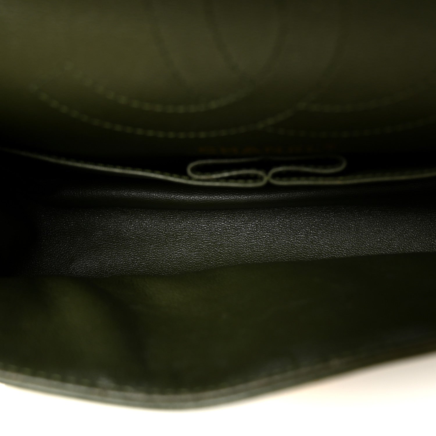 Aged Calfskin Chevron Quilted 2.55 Reissue 225 Flap Green
