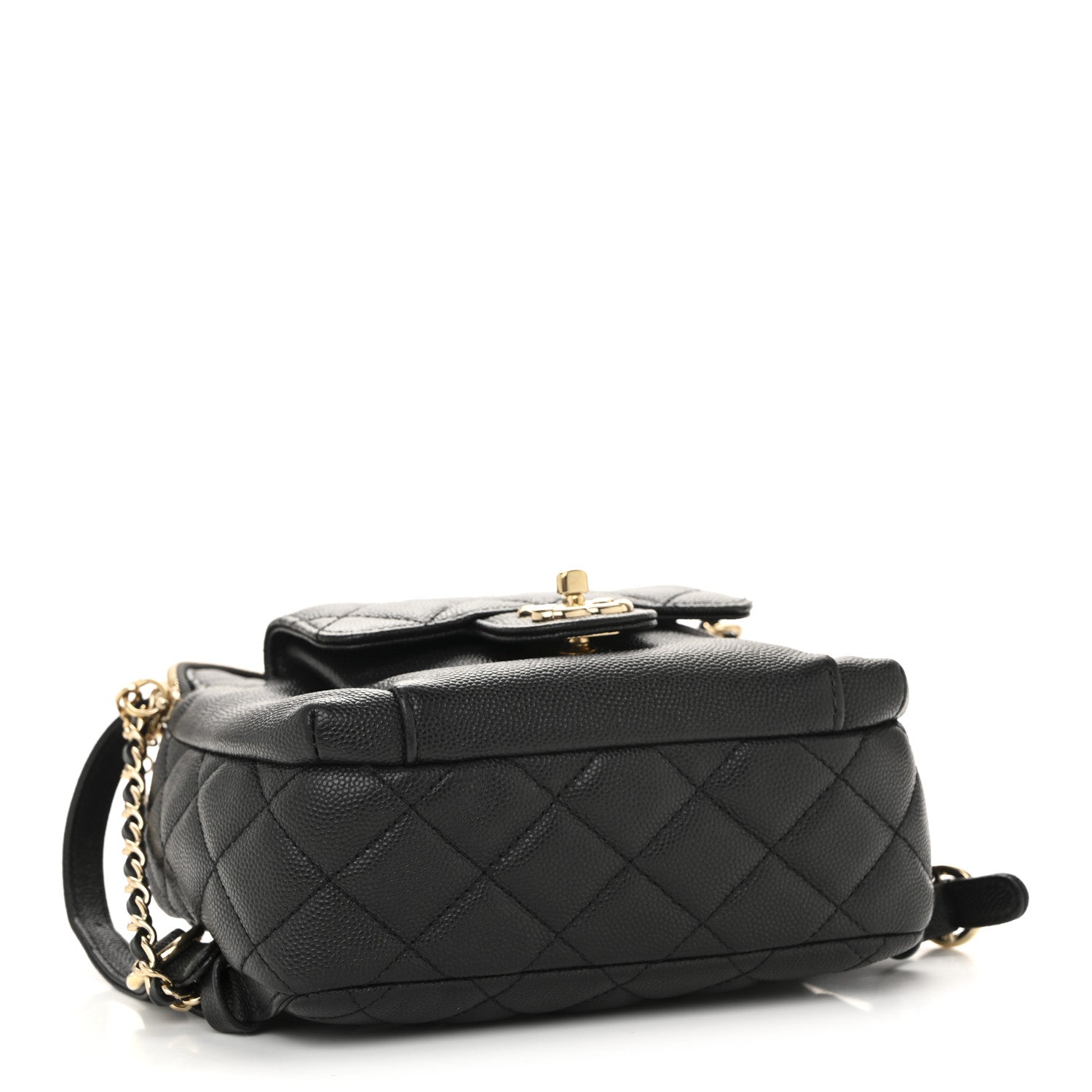 Caviar Quilted Small CC Day Backpack Black