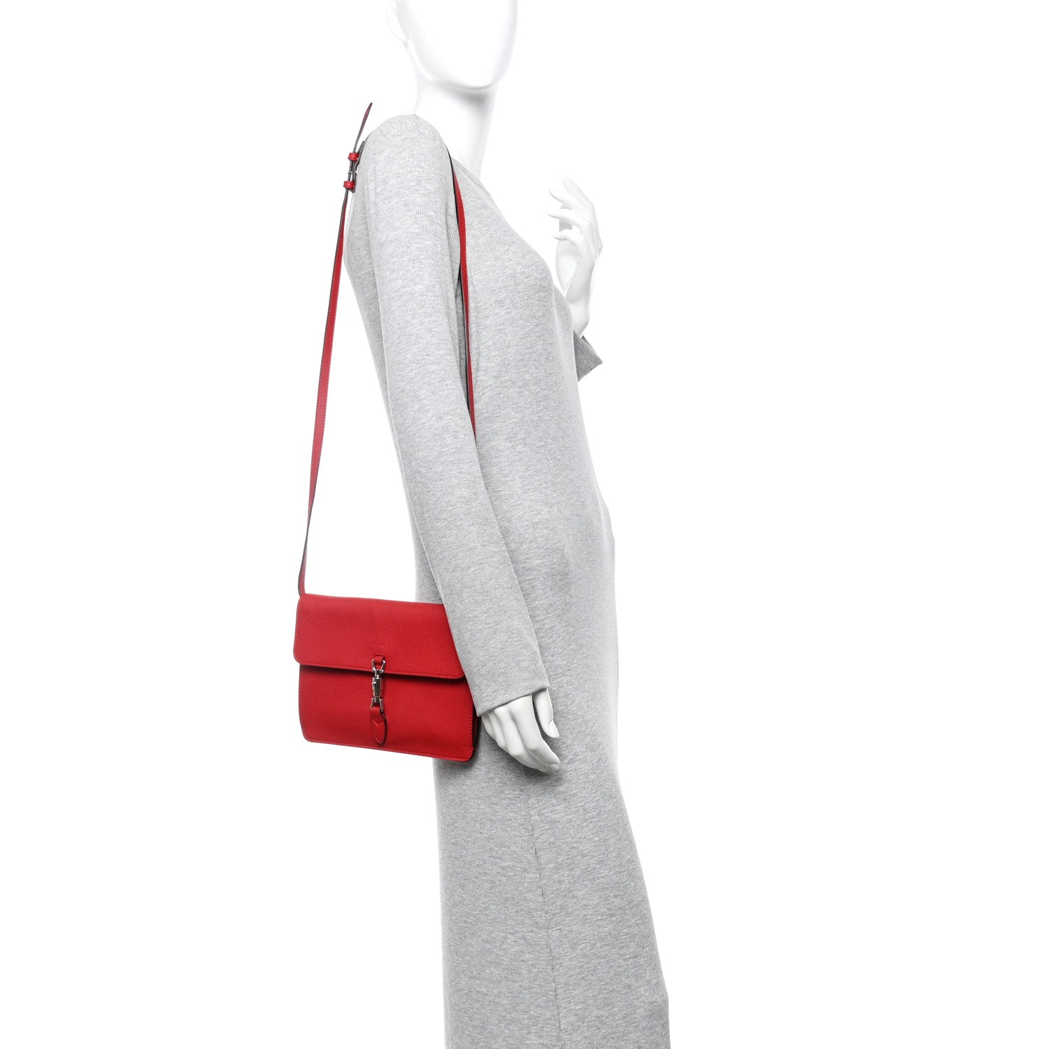 Grand Prix Calfskin Small Jackie Shoulder Bag