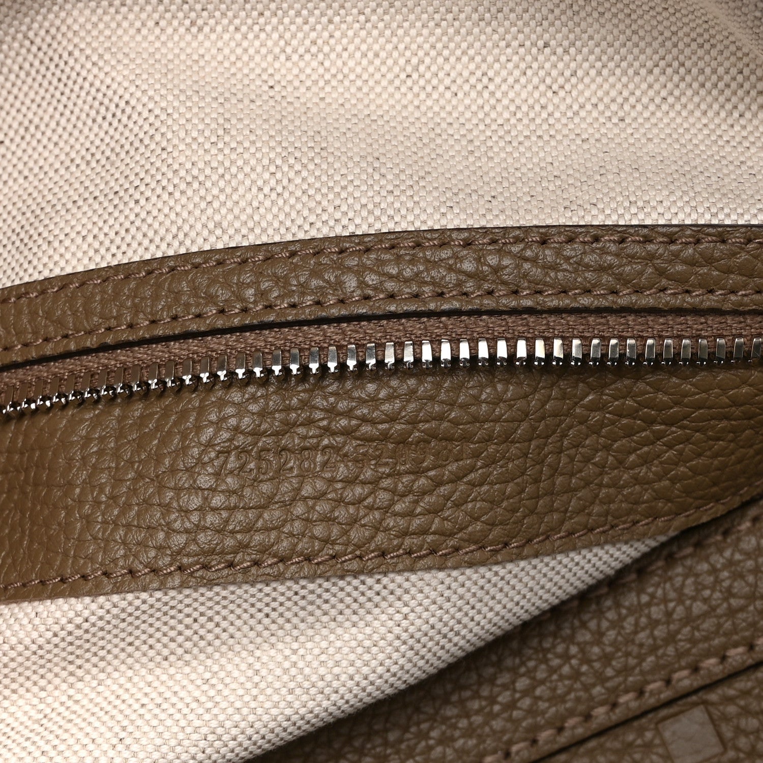Piuma Calfskin Jumbo GG Embossed Large Duffle Bag Good Taupe