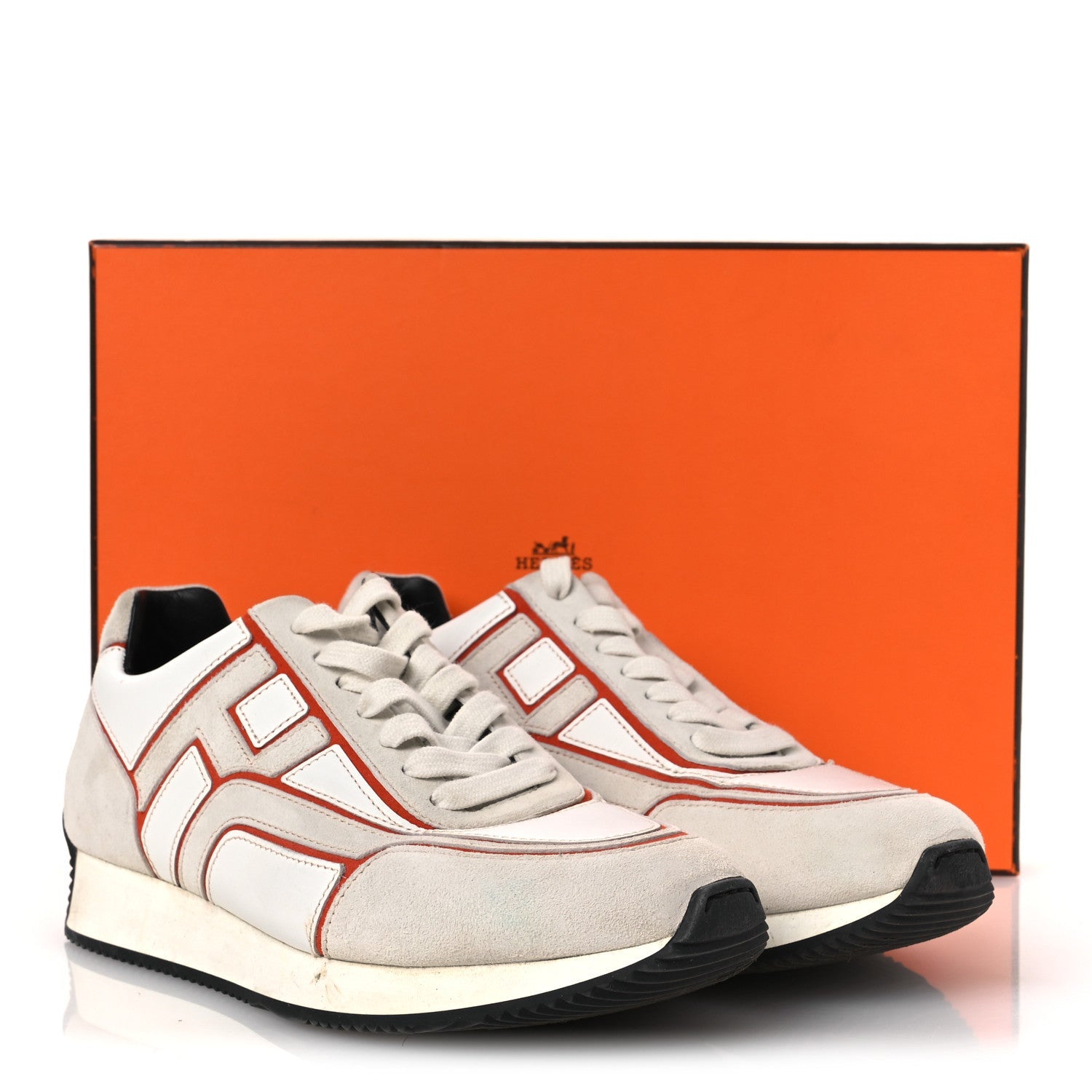 Calfskin Suede Goatskin Womens Chris Sneakers 36 White Multicolor