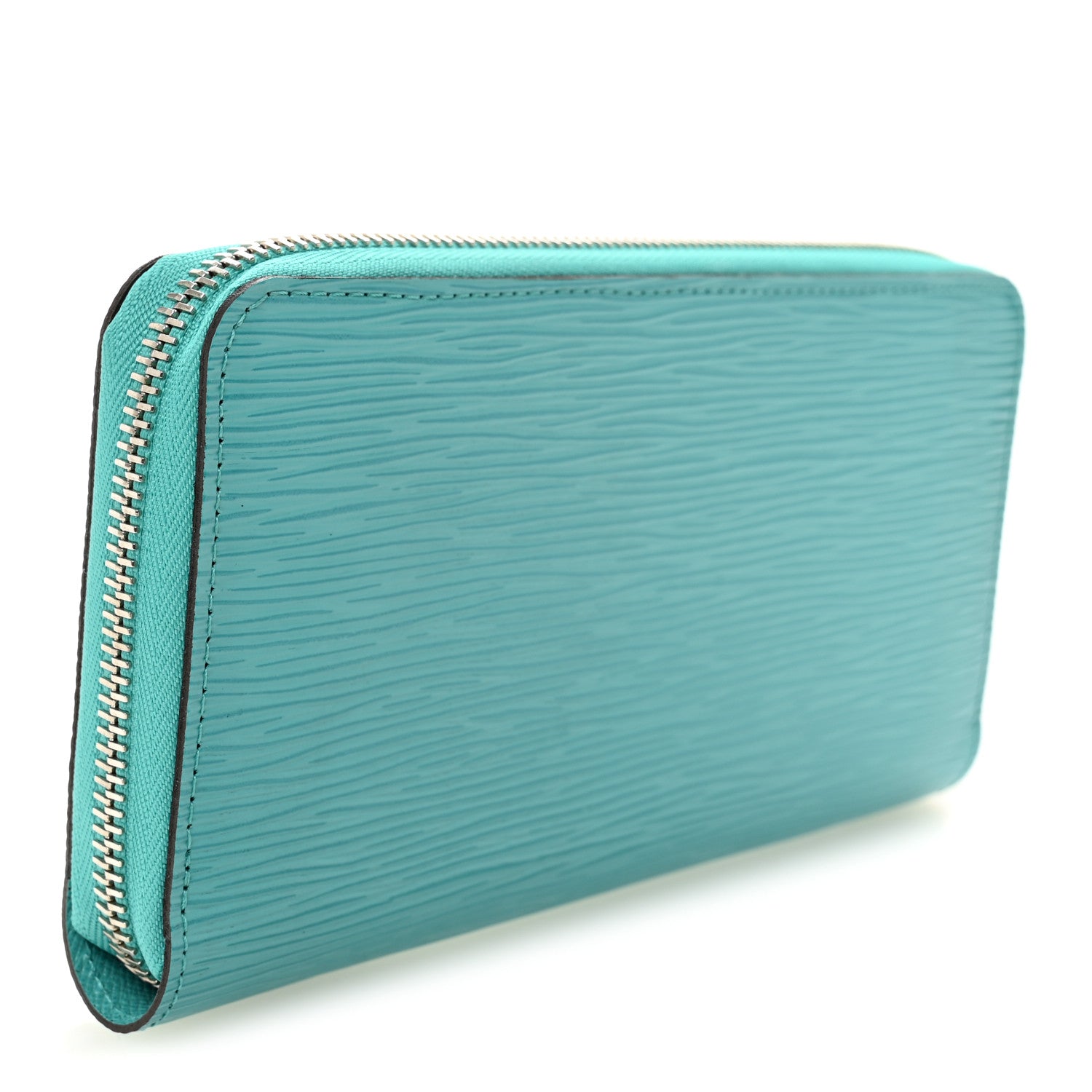 Epi Zippy Wallet Turquoise