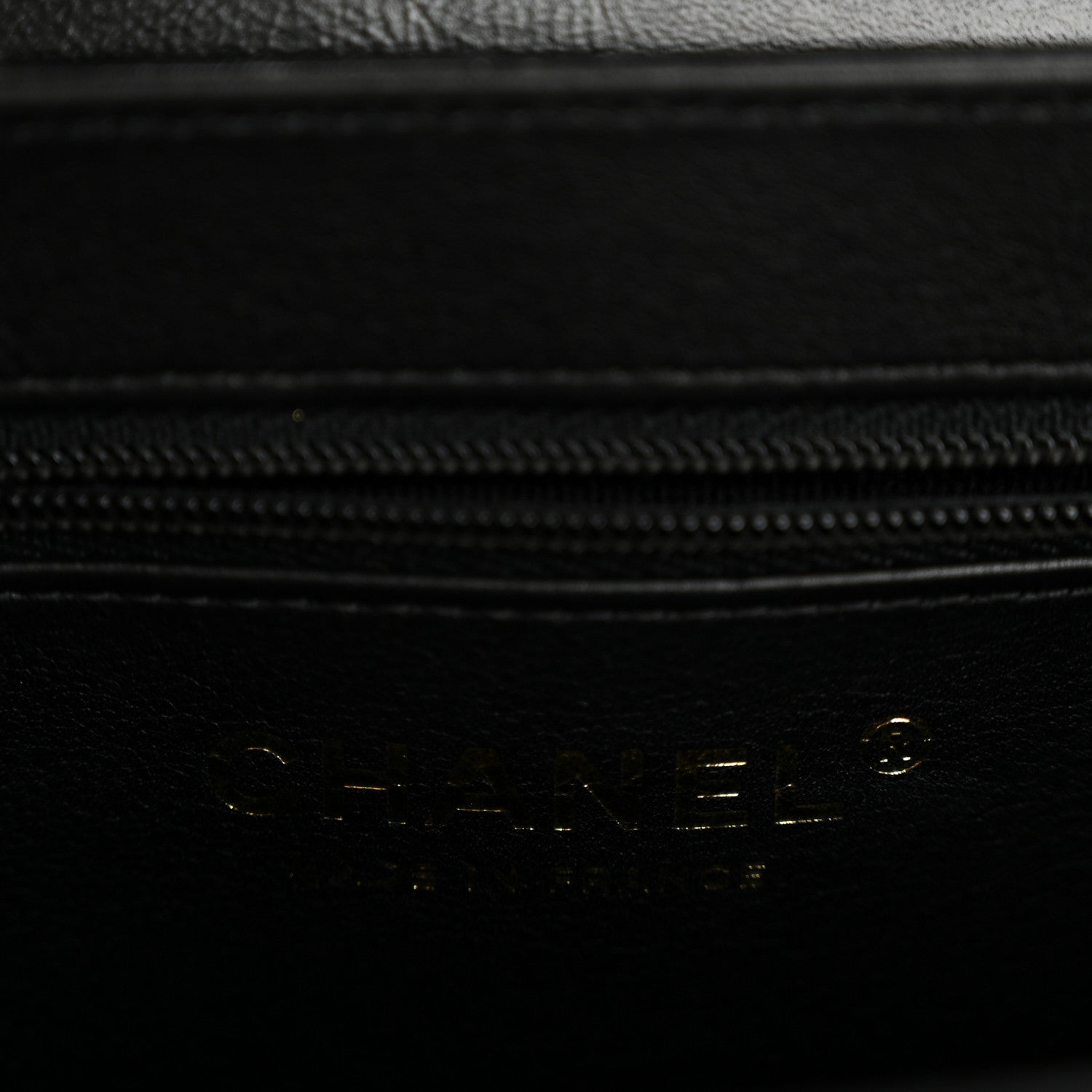 Shiny Aged Calfskin Quilted Nano Kelly Shopper Black