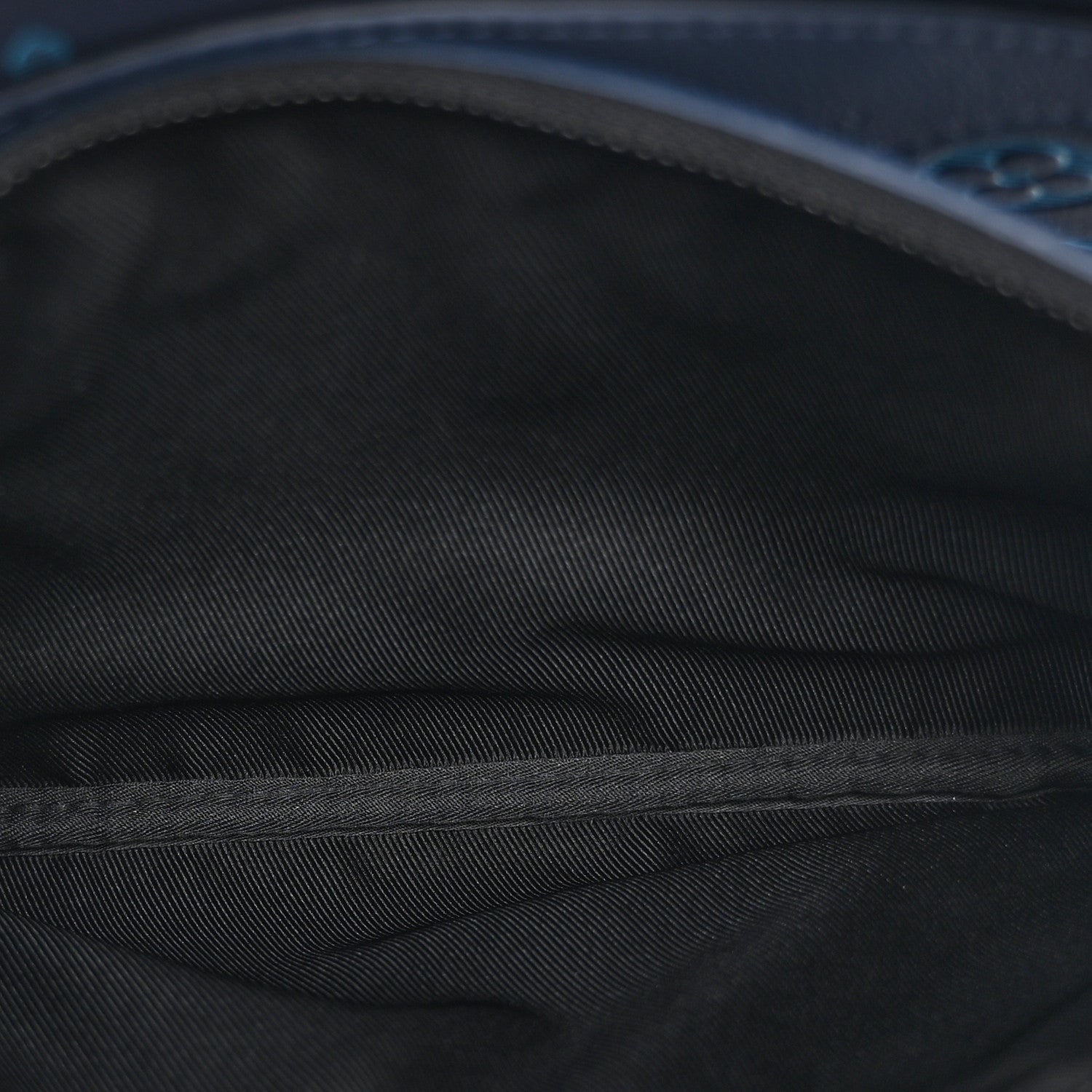 Calfskin Monogram Shadow Trio Messenger Navy River Blue