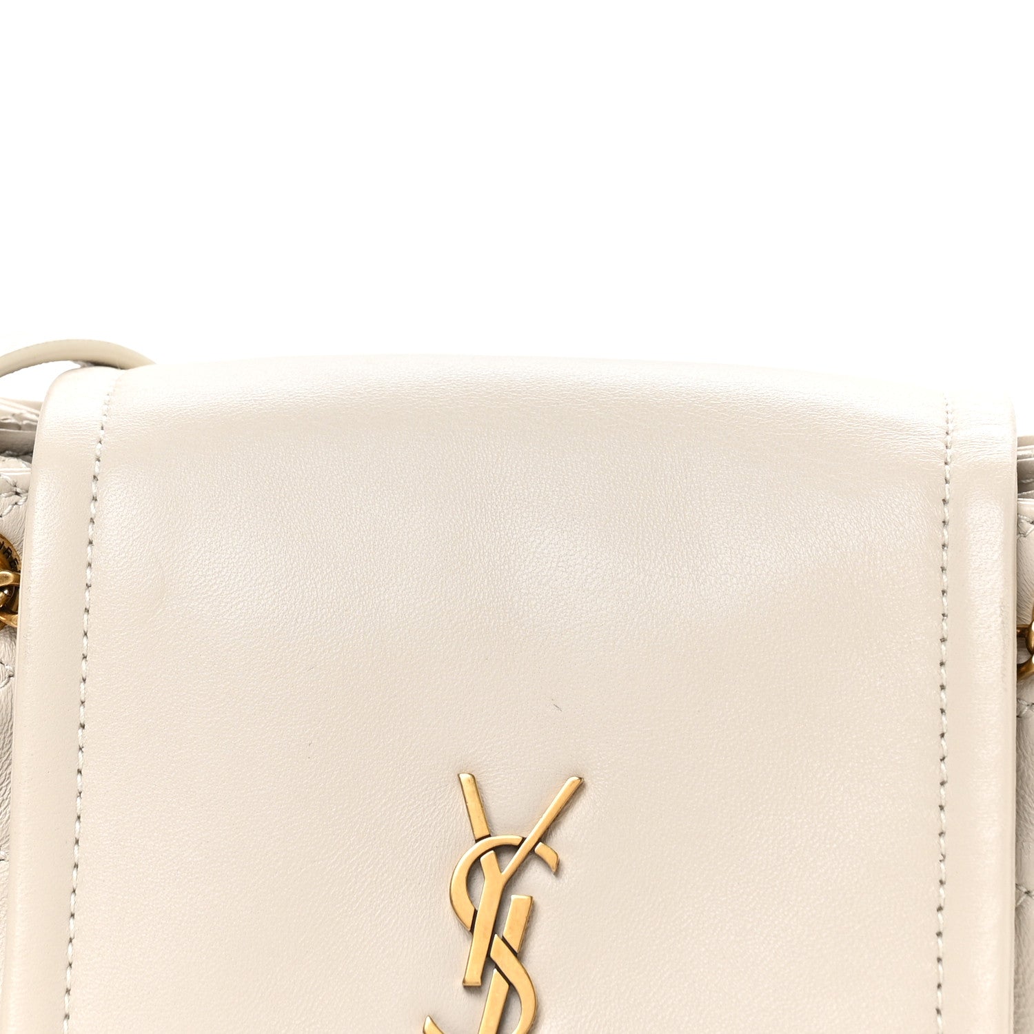 Lambskin Quilted Monogram Mini Nolita Crema Soft