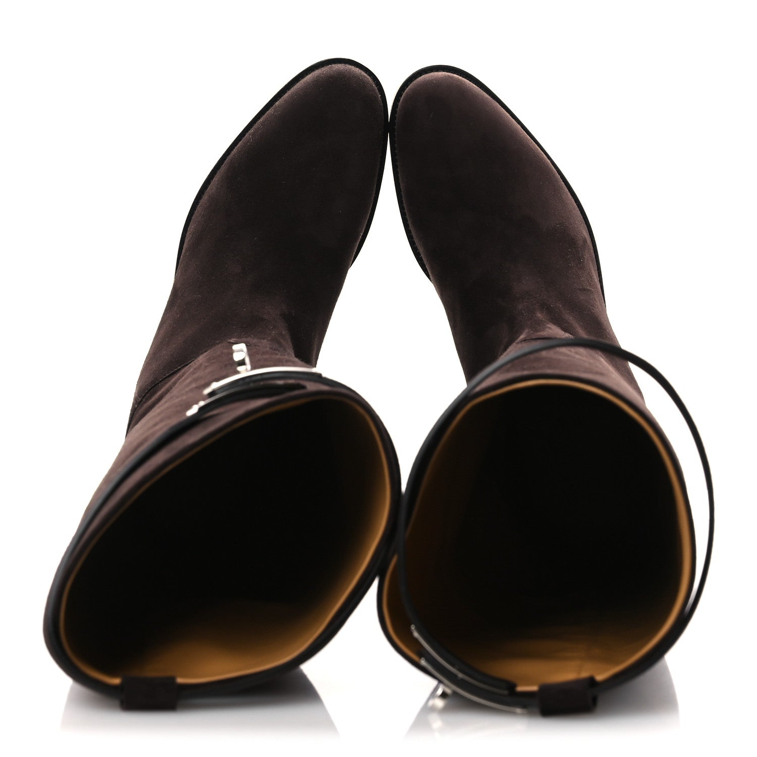 Suede Kelly Jumping Boots 38 Marron Ebene