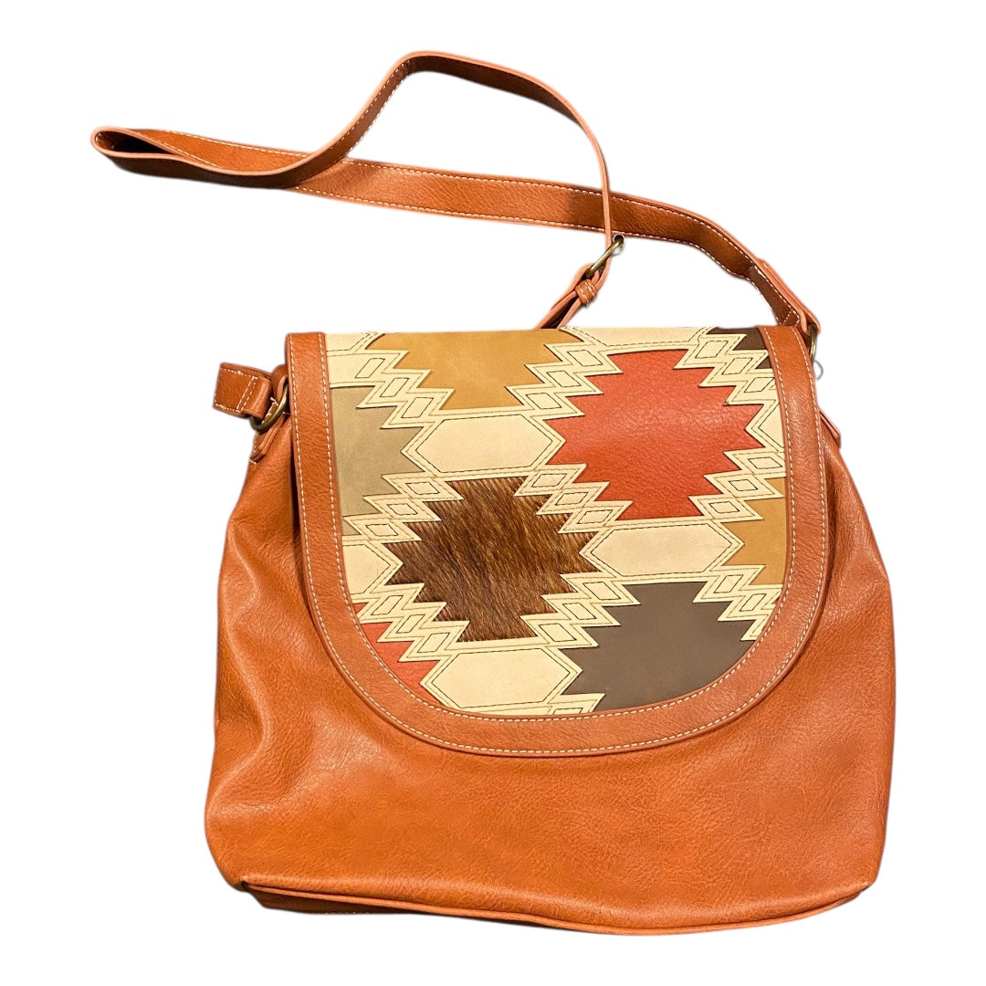 Handbag By Cmc In Brown, Size:Large