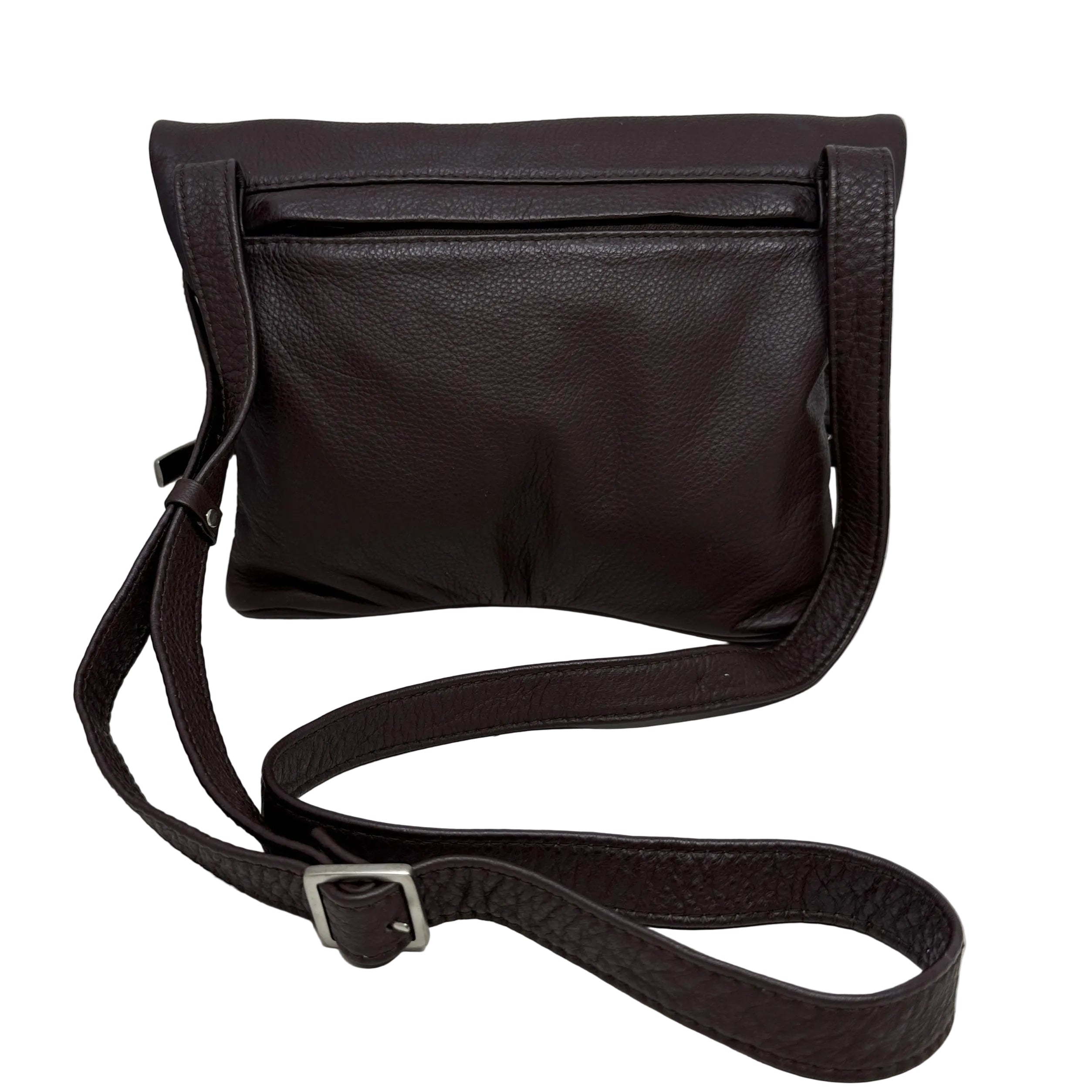 Wandelbar Leather Crossbody Bag By Olbrish, Size: Small