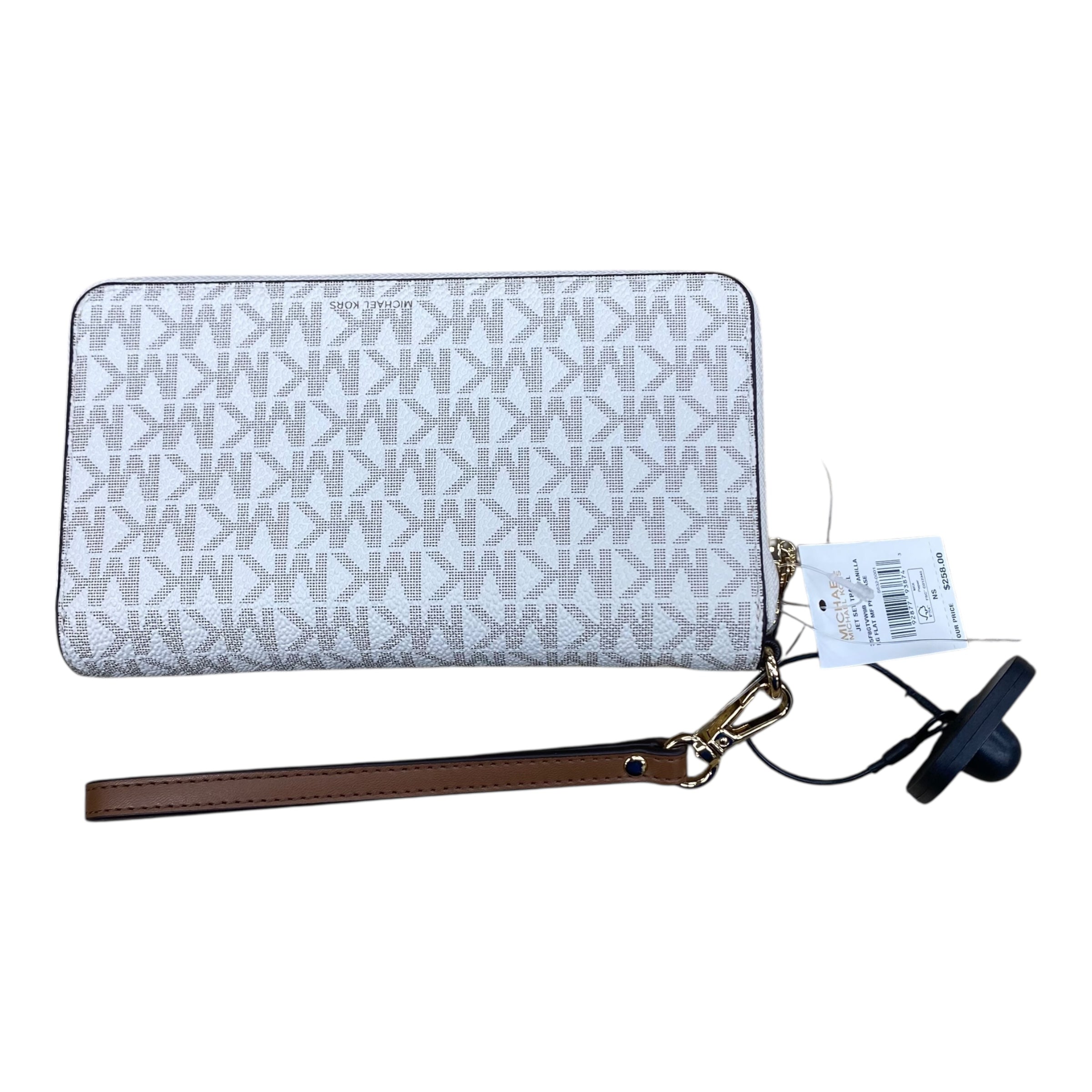 Wallet Designer By Michael Kors In White, Size:Medium