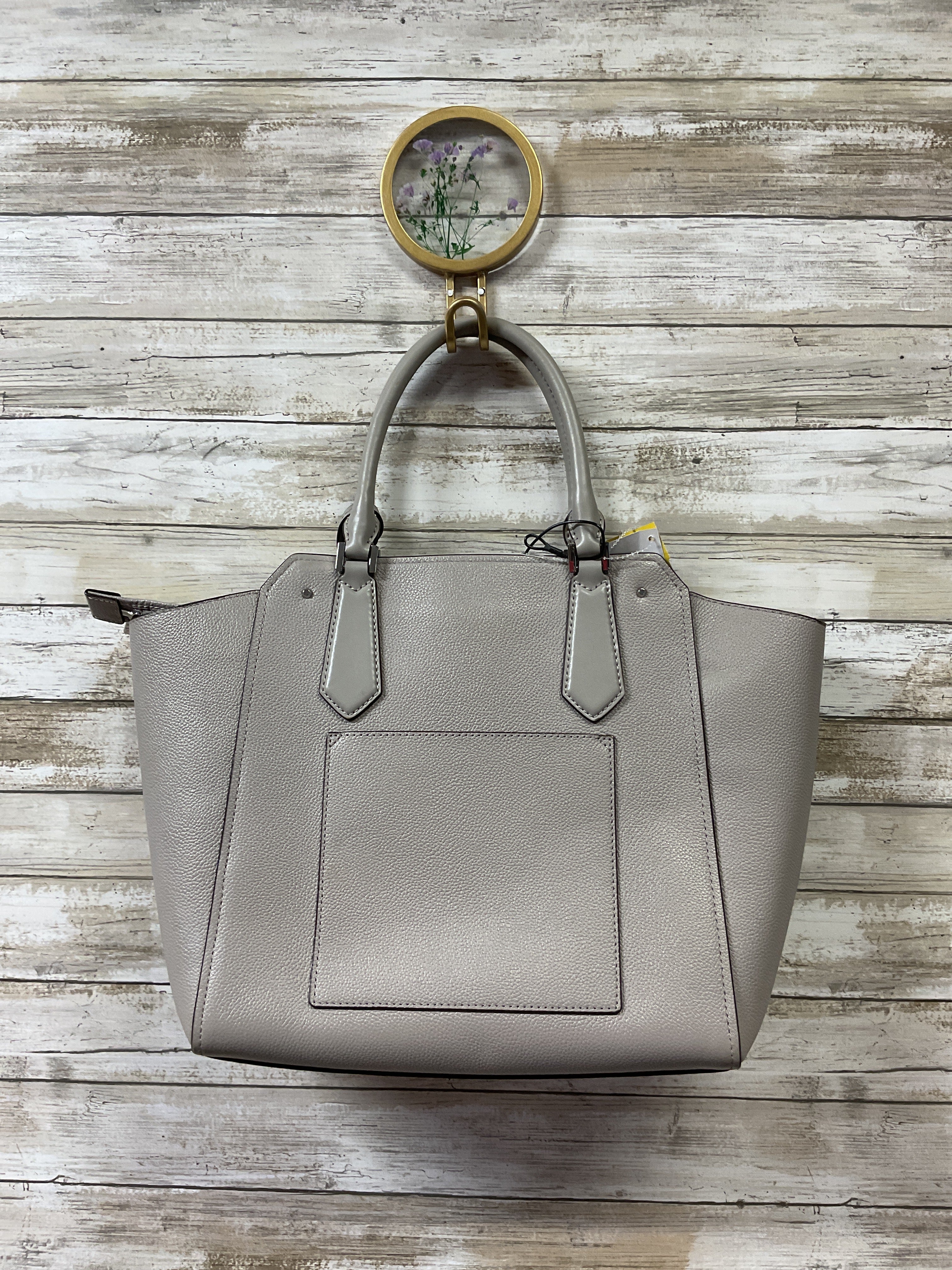 Handbag Designer By Michael Kors In Grey, Size:Medium
