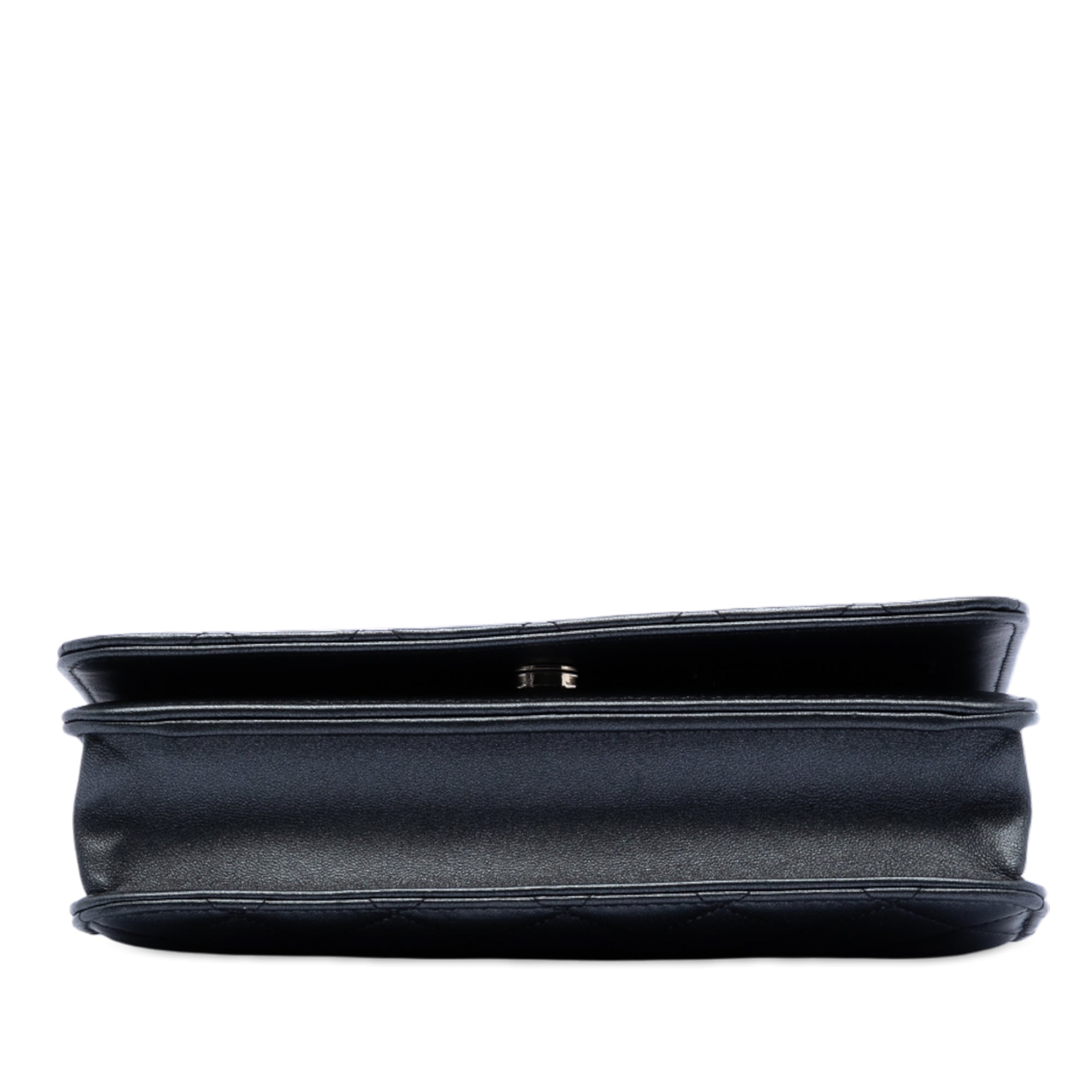 Pearl Strap Wallet on Chain Quilted Lambskin