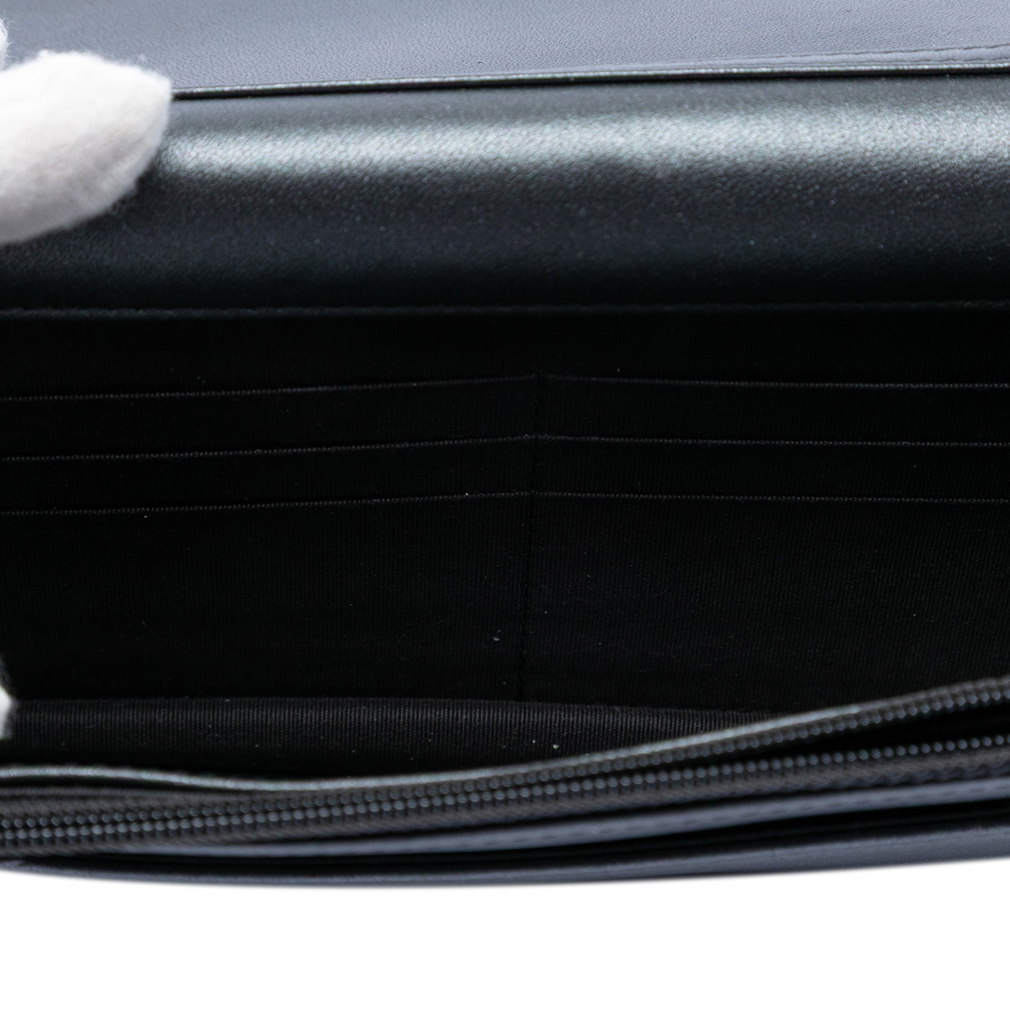 Pearl Strap Wallet on Chain Quilted Lambskin