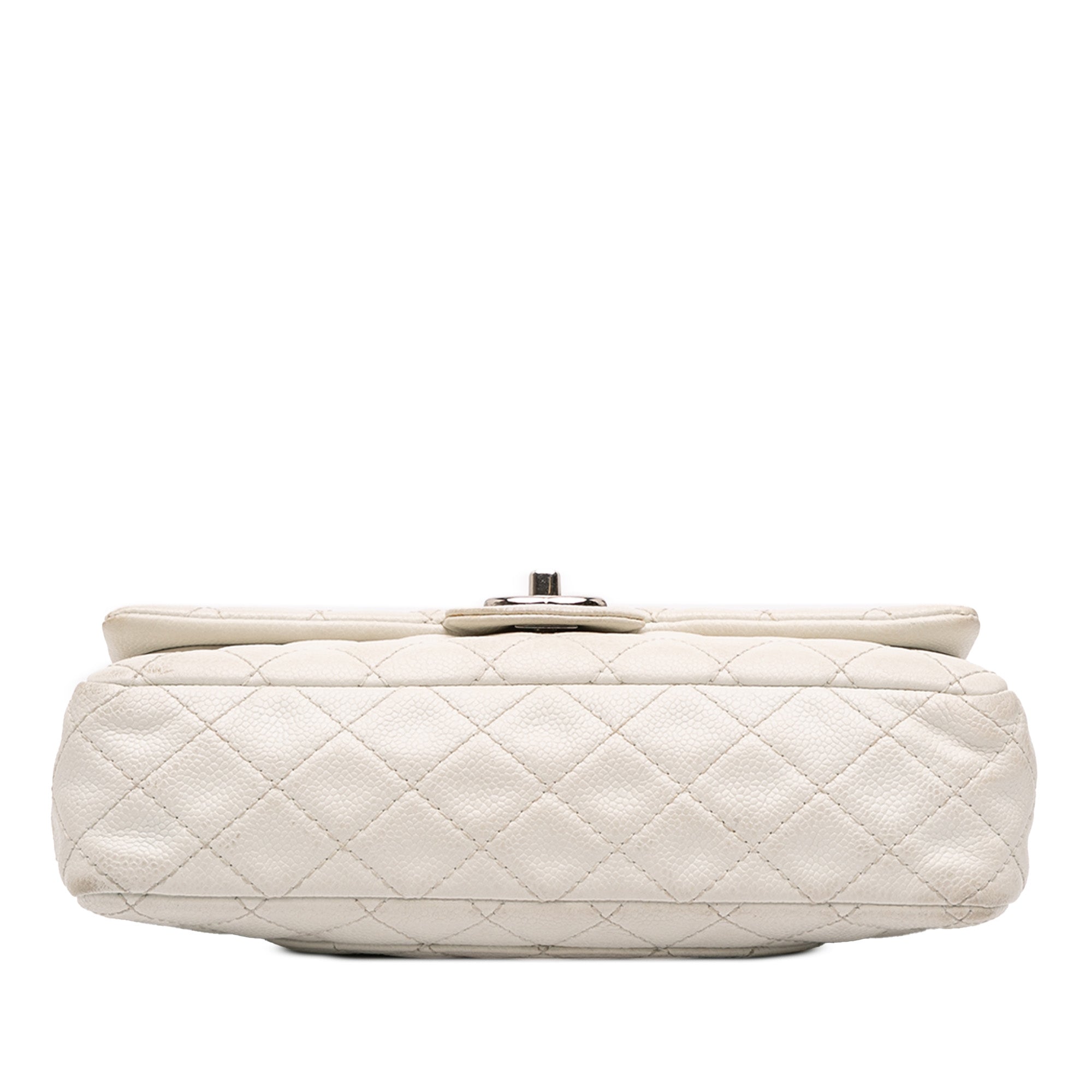 Classic Double Flap Bag Quilted Caviar Medium