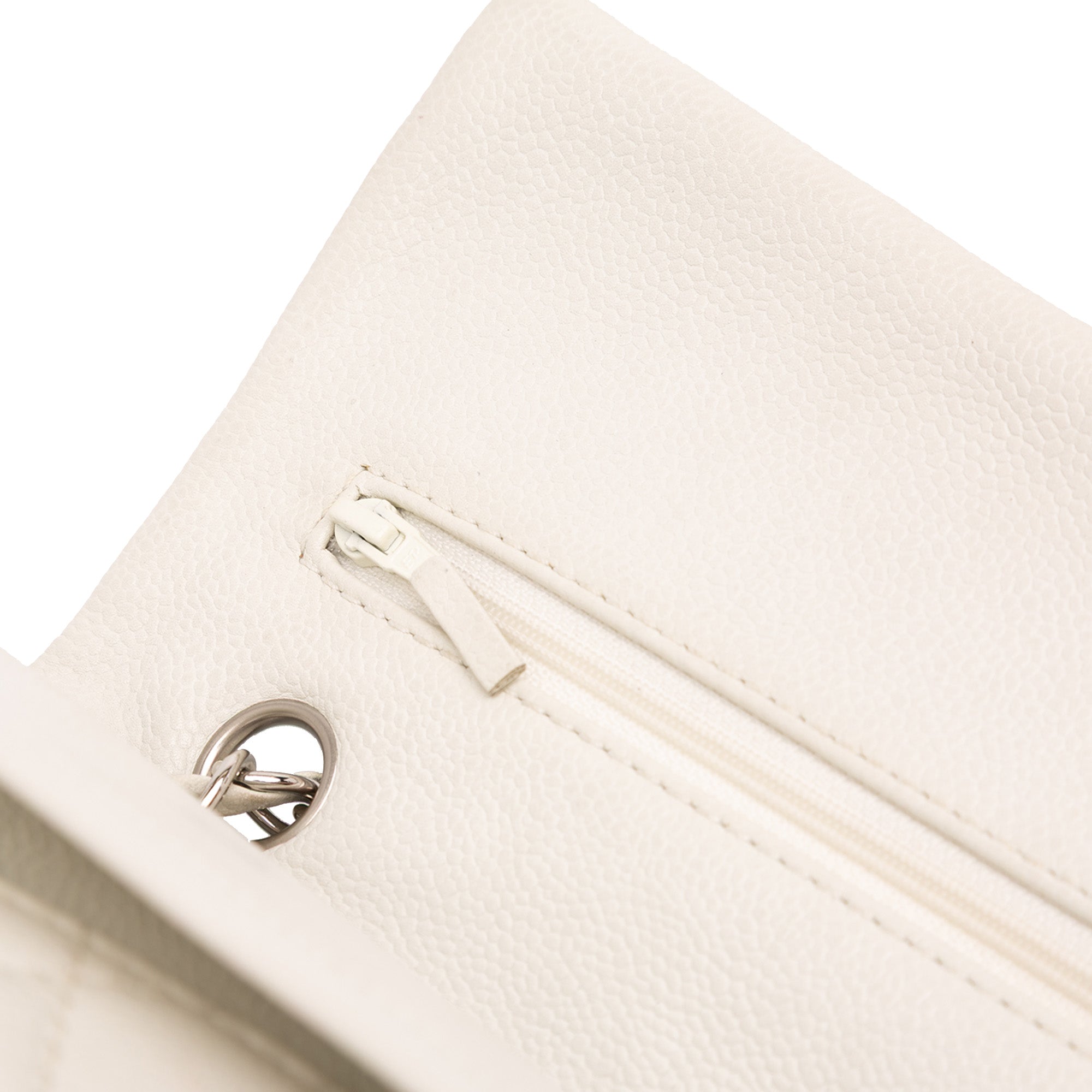 Classic Double Flap Bag Quilted Caviar Medium