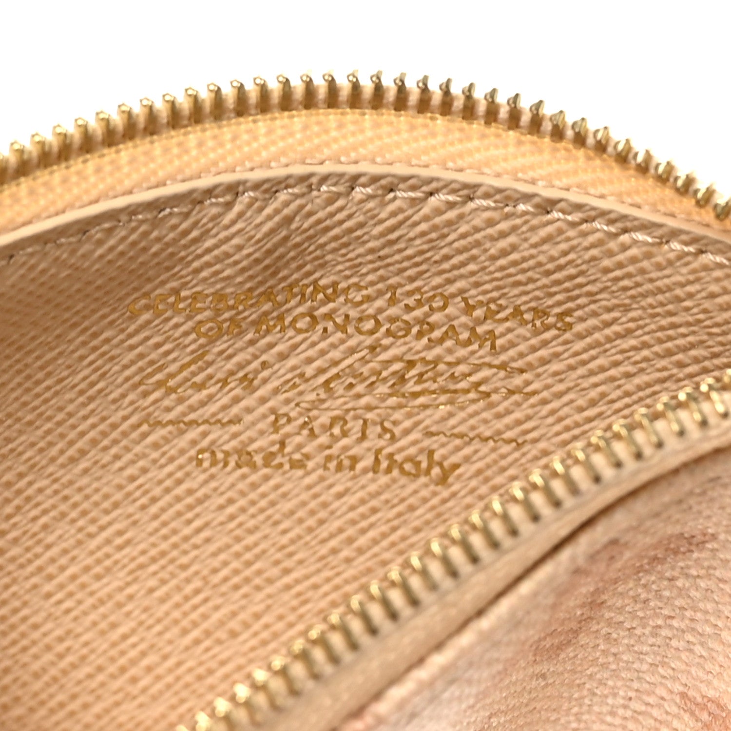 Monogram Origine Lin Key Pouch Linen