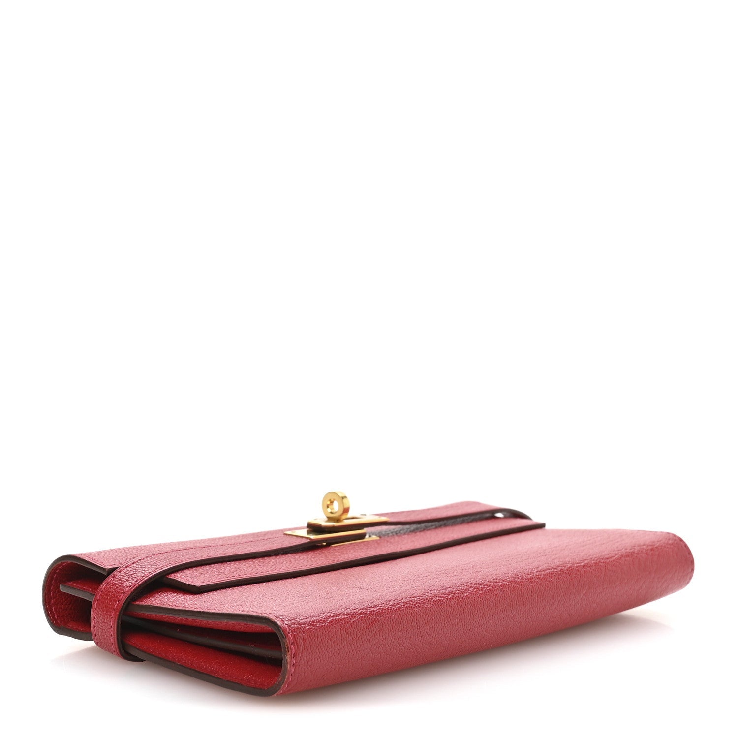 Chevre Mysore Kelly Longue Wallet Rouge Casaque