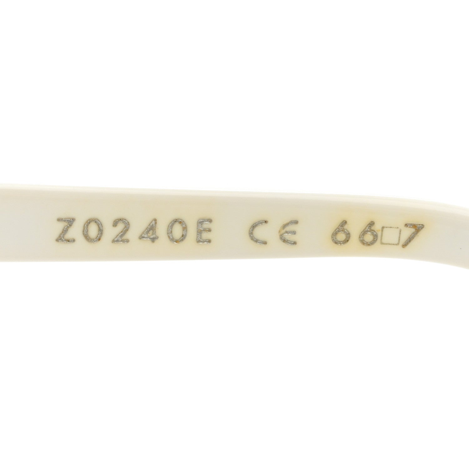 Acetate Evidence Sunglasses Z0240E White