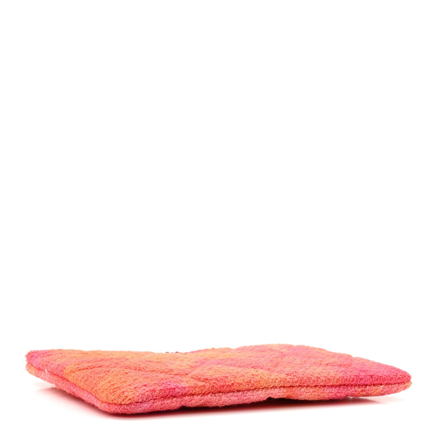 Tweed Large Chanel 19 Cosmetic Case Coral Pink