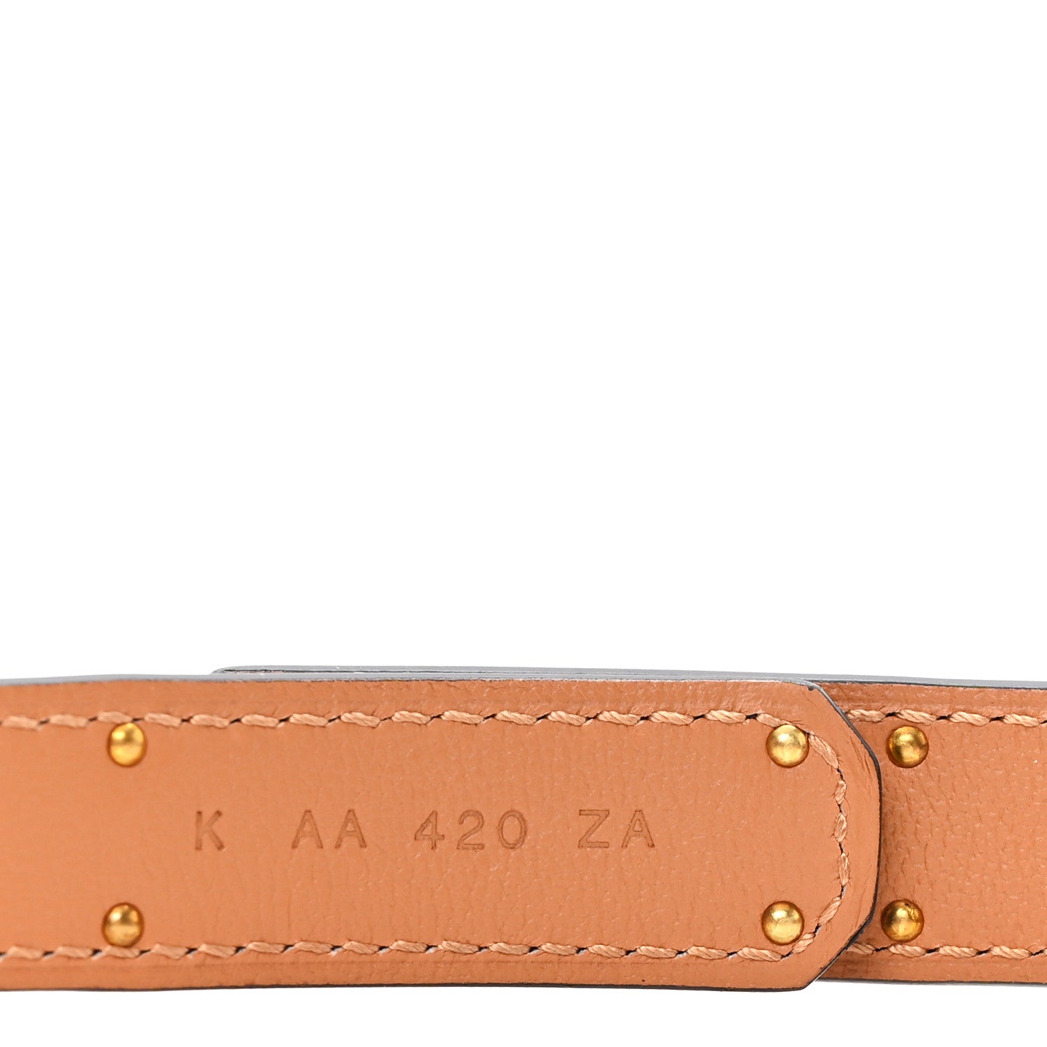 Odyssee Calfskin Kelly Belt Macassar