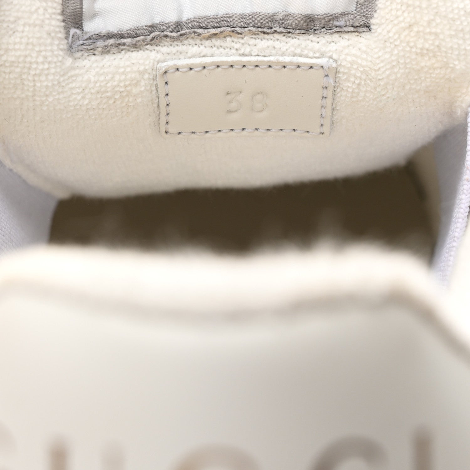 GG Monogram Web Screener Sneakers 38 White Grey Pink